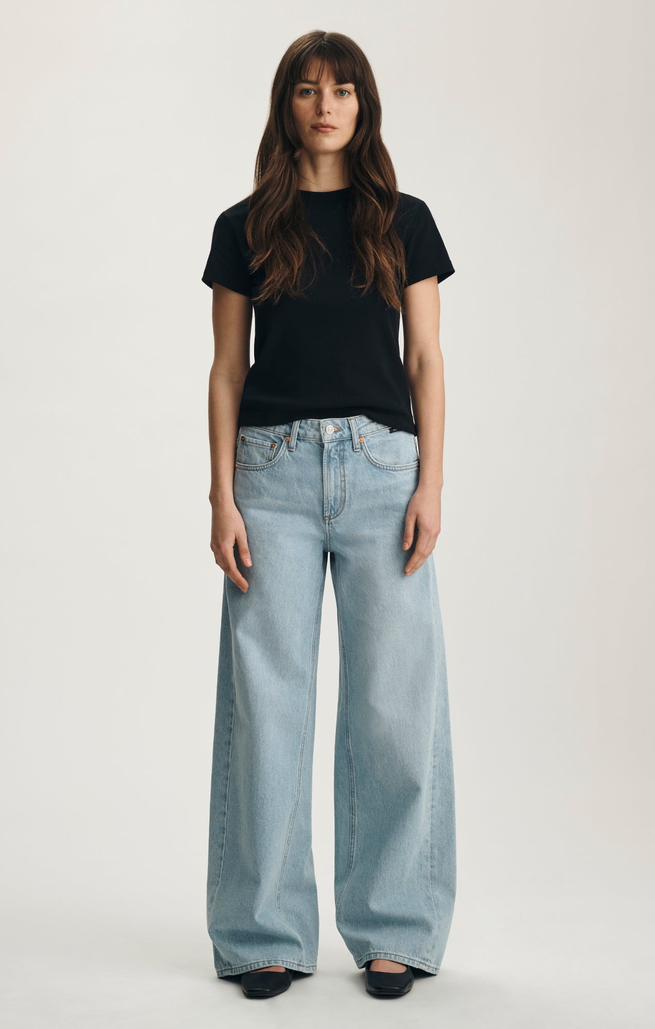 SIENA WIDE LEG IN LIGHT CLASSIC DENIM - Mavi Jeans