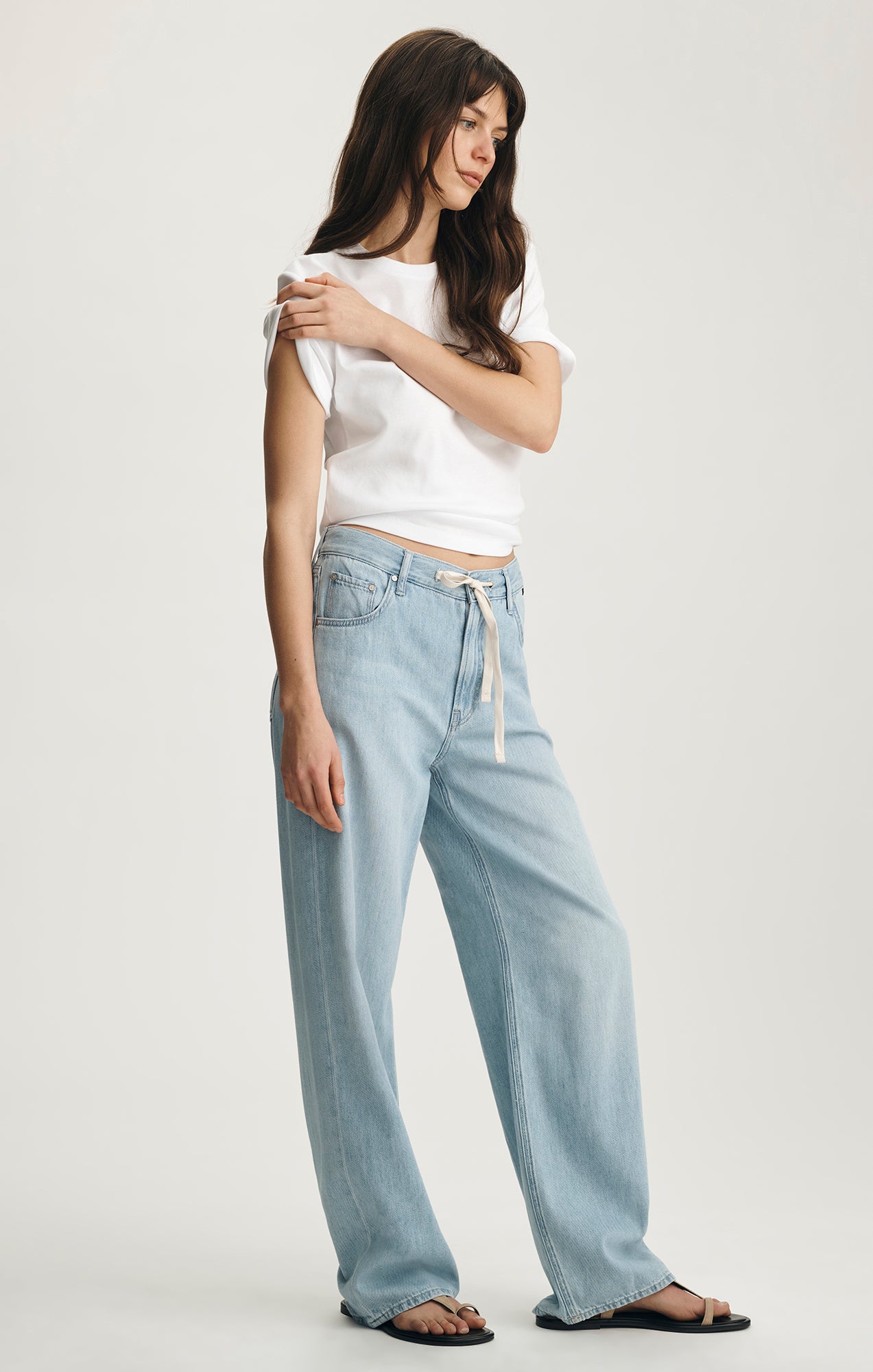 NELLA WIDE LEG IN BLEACHED WELL BLUE - Mavi Jeans