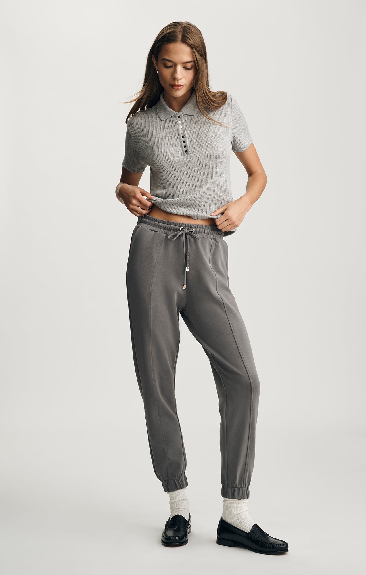 LUXE TOUCH TENCEL™ SWEATPANTS IN GARGOYLE - Mavi Jeans