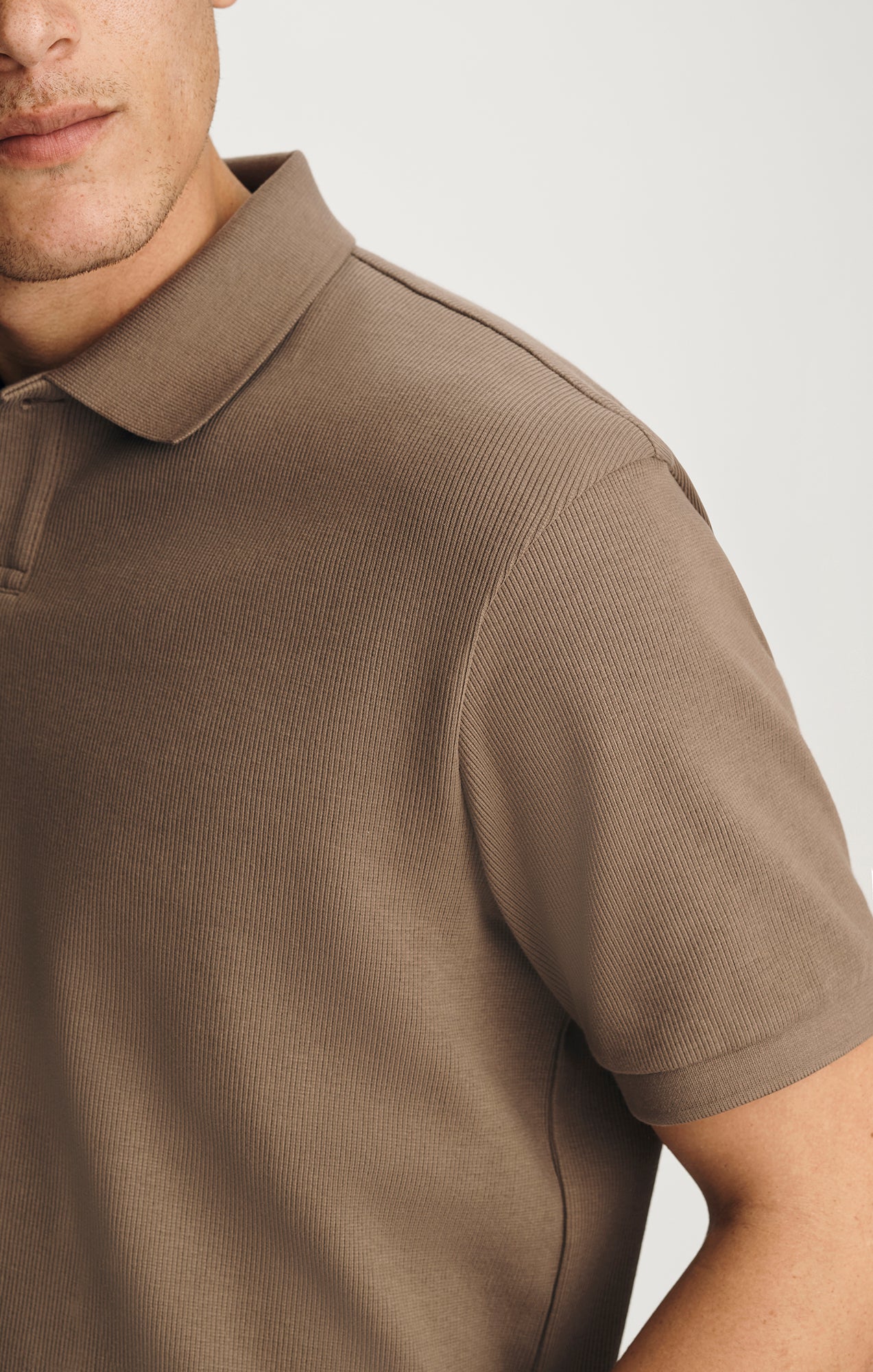 POLO T-SHIRT IN MOREL