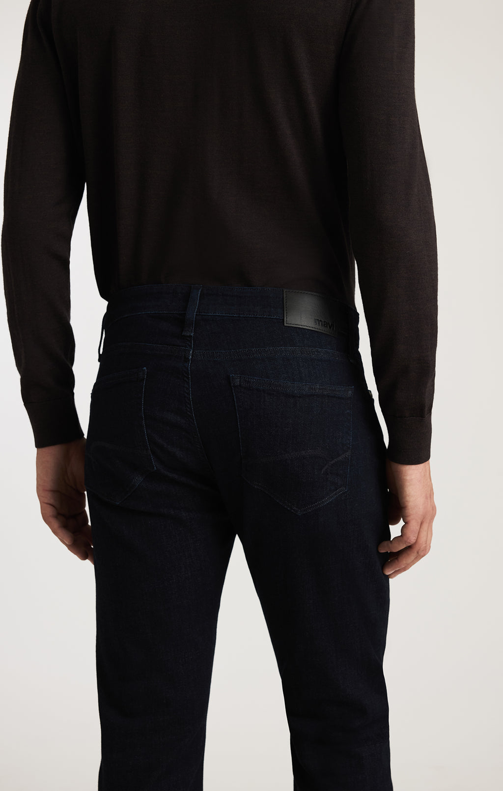 MARCUS SLIM STRAIGHT LEG IN DEEP RINSE FEATHER BLUE