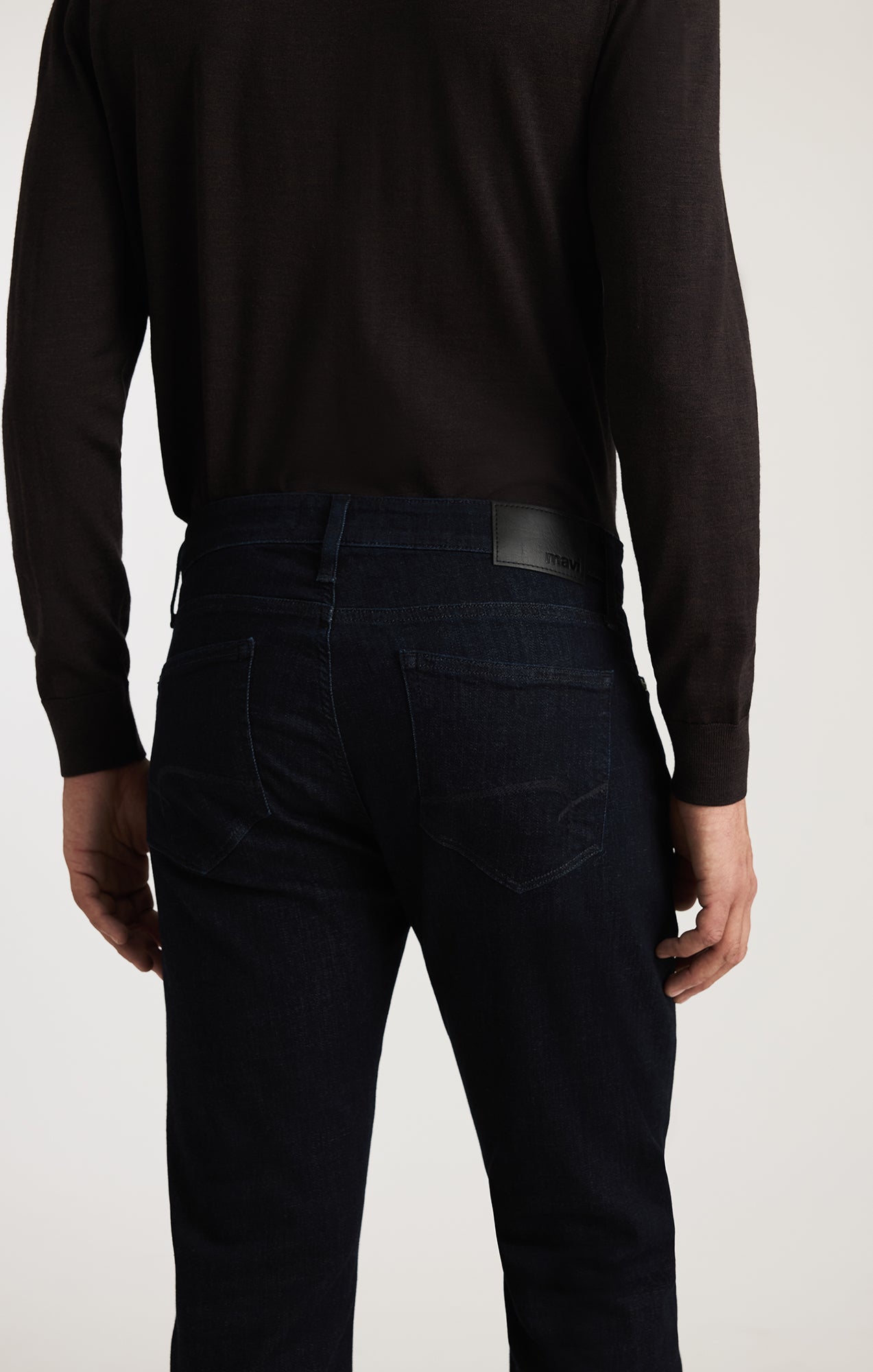 MARCUS SLIM STRAIGHT LEG IN DEEP RINSE FEATHER BLUE