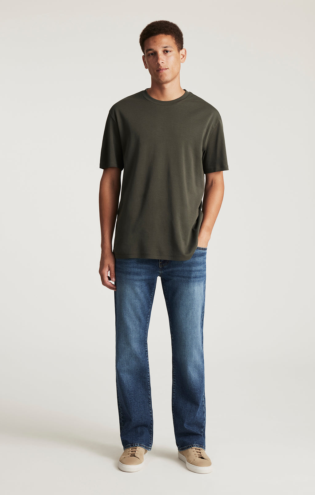 MAVI LOGO T-SHIRT IN BELUGA - Mavi Jeans