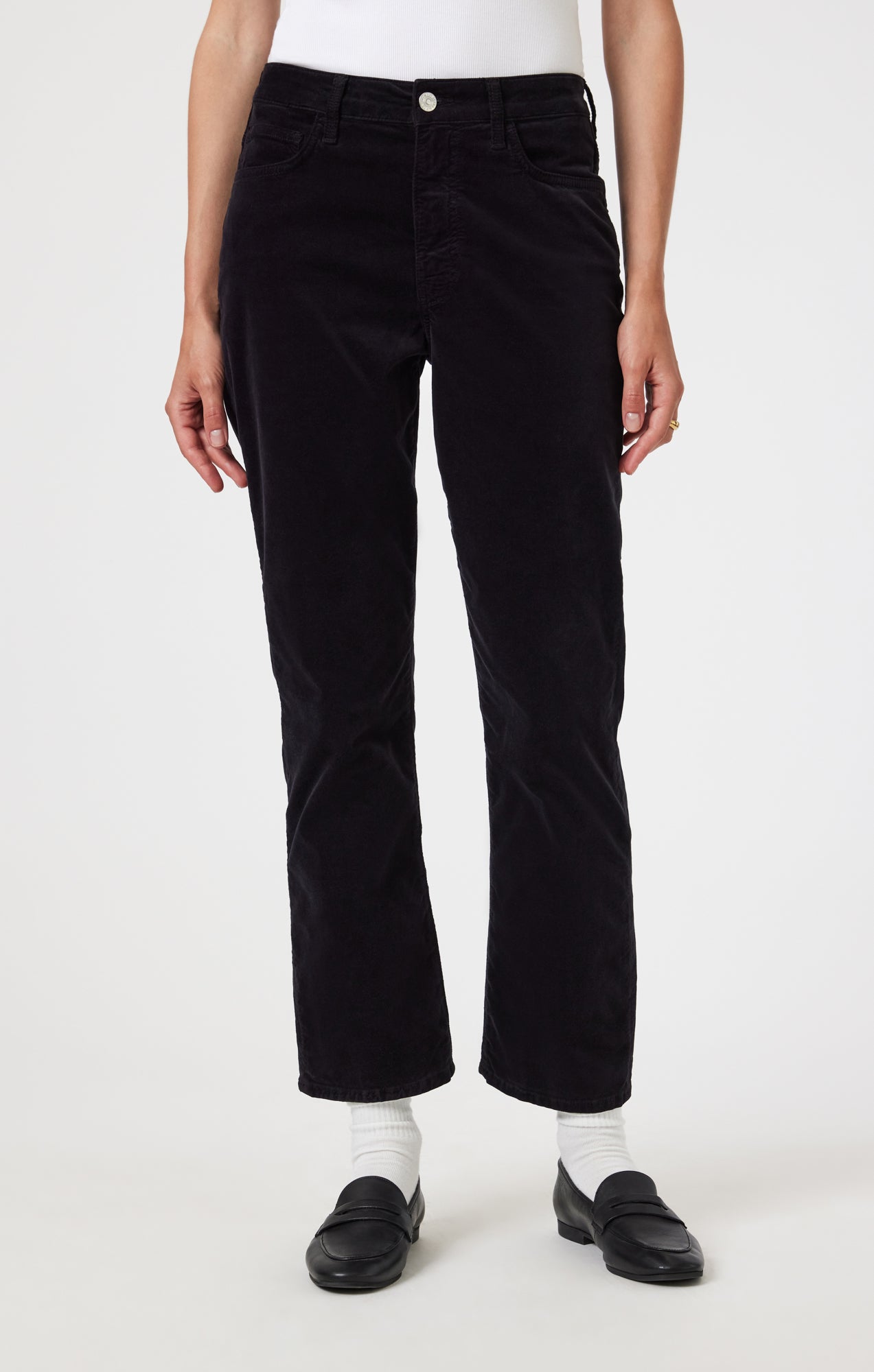 NEW YORK STRAIGHT LEG IN BLACK VELVET - Mavi Jeans