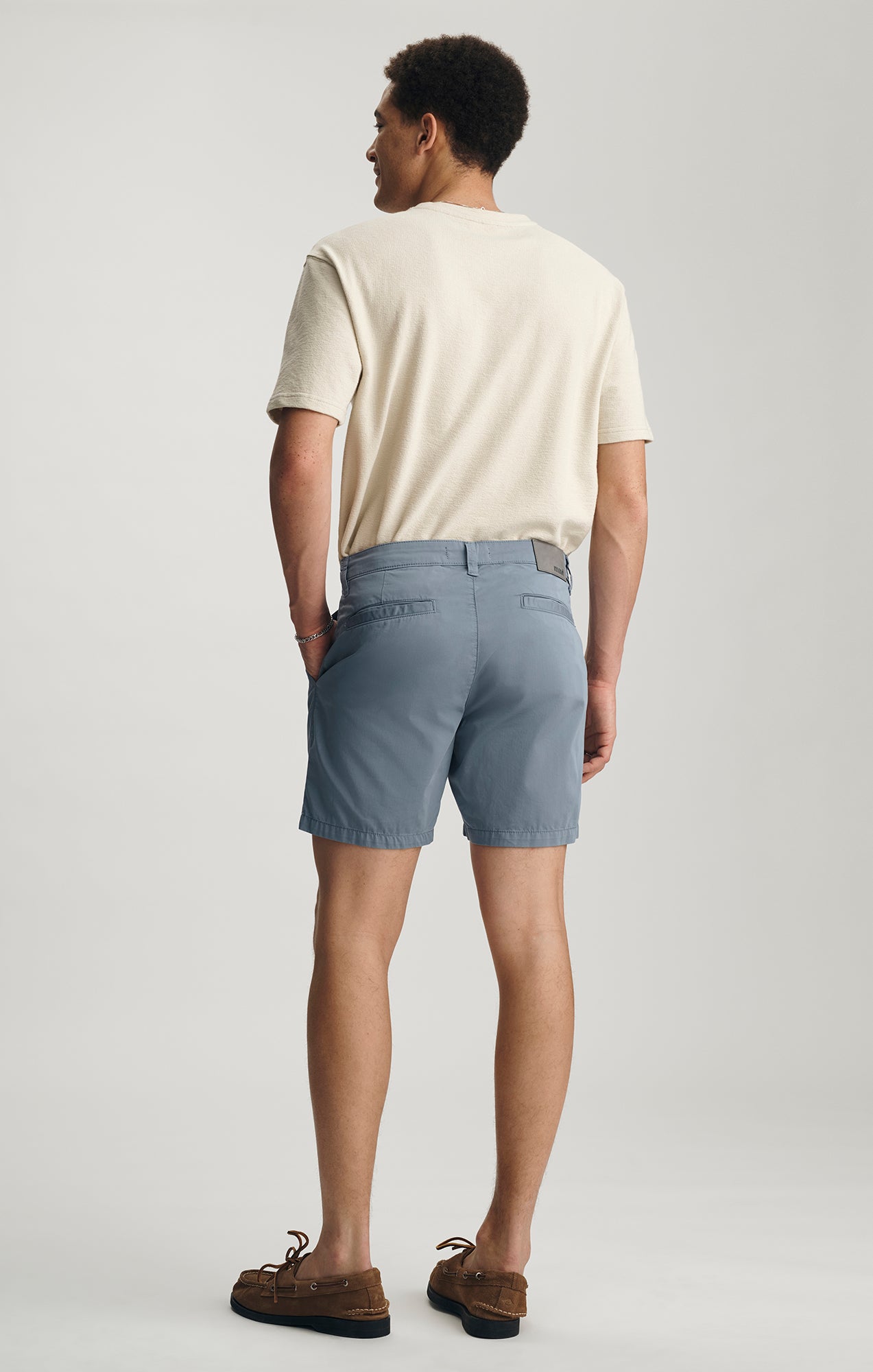 NATE CHINO SHORTS IN STEEL CITY SMART