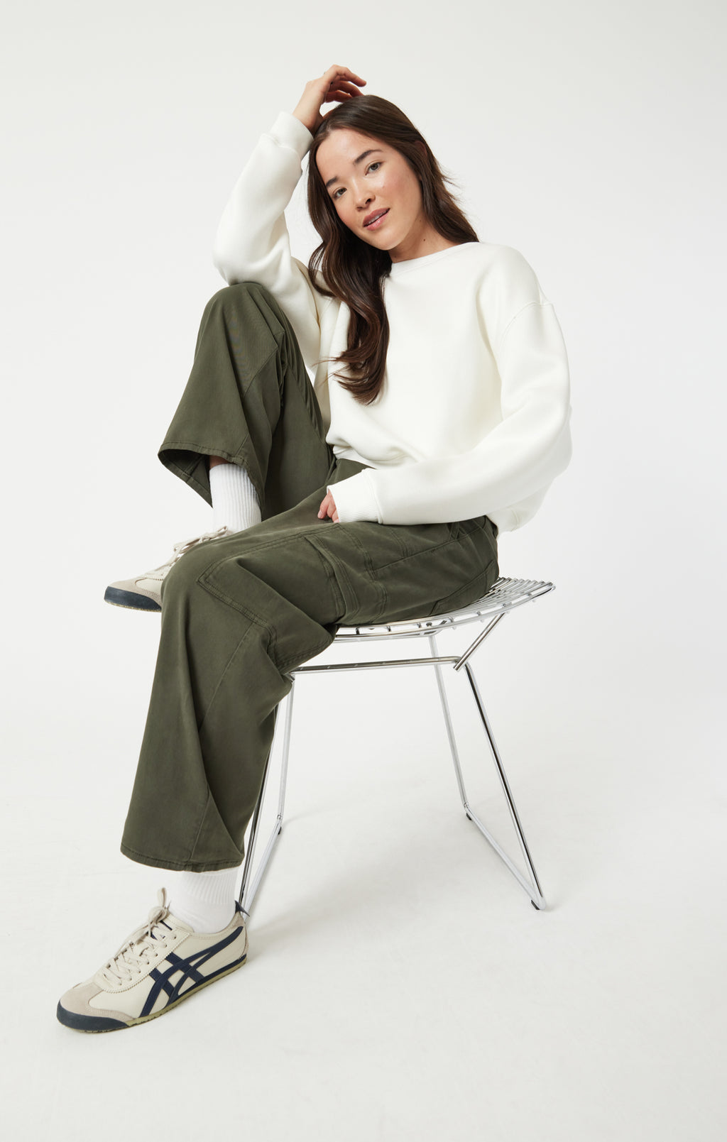 VINNIE BARREL CARGO IN IVY CASUAL TWILL - Mavi Jeans