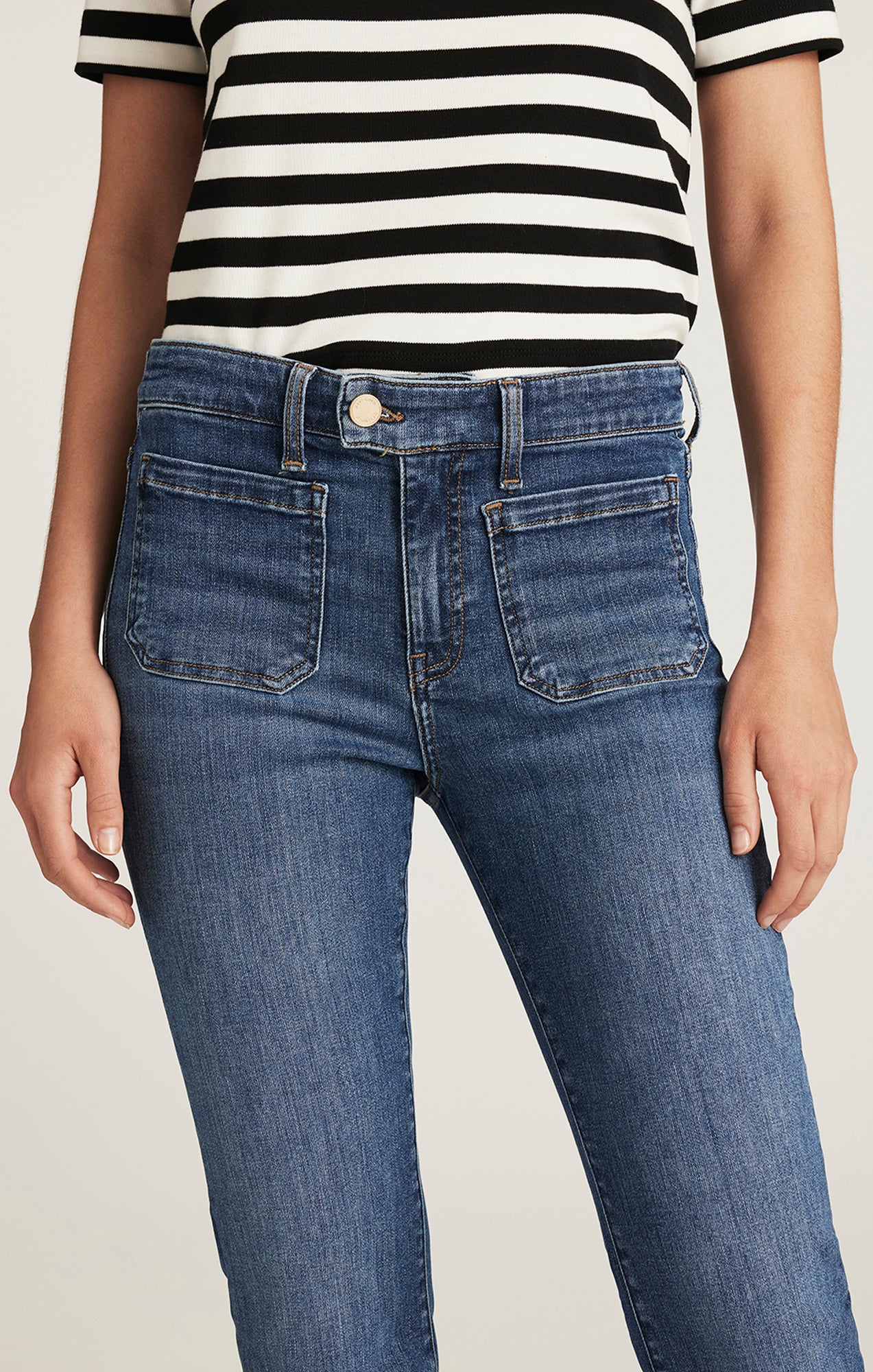 VICKY MARINE BOOTCUT IN MID BRUSHED GOLD PREMIUM - Mavi Jeans