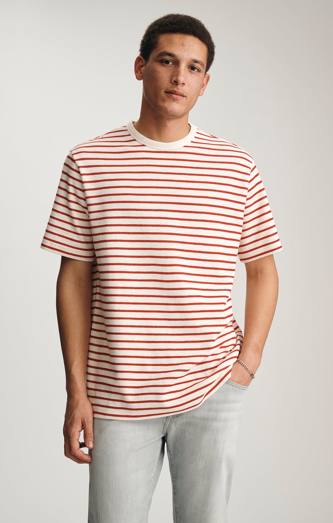 CREW NECK T-SHIRT IN FIRE WHIRL - Mavi Jeans