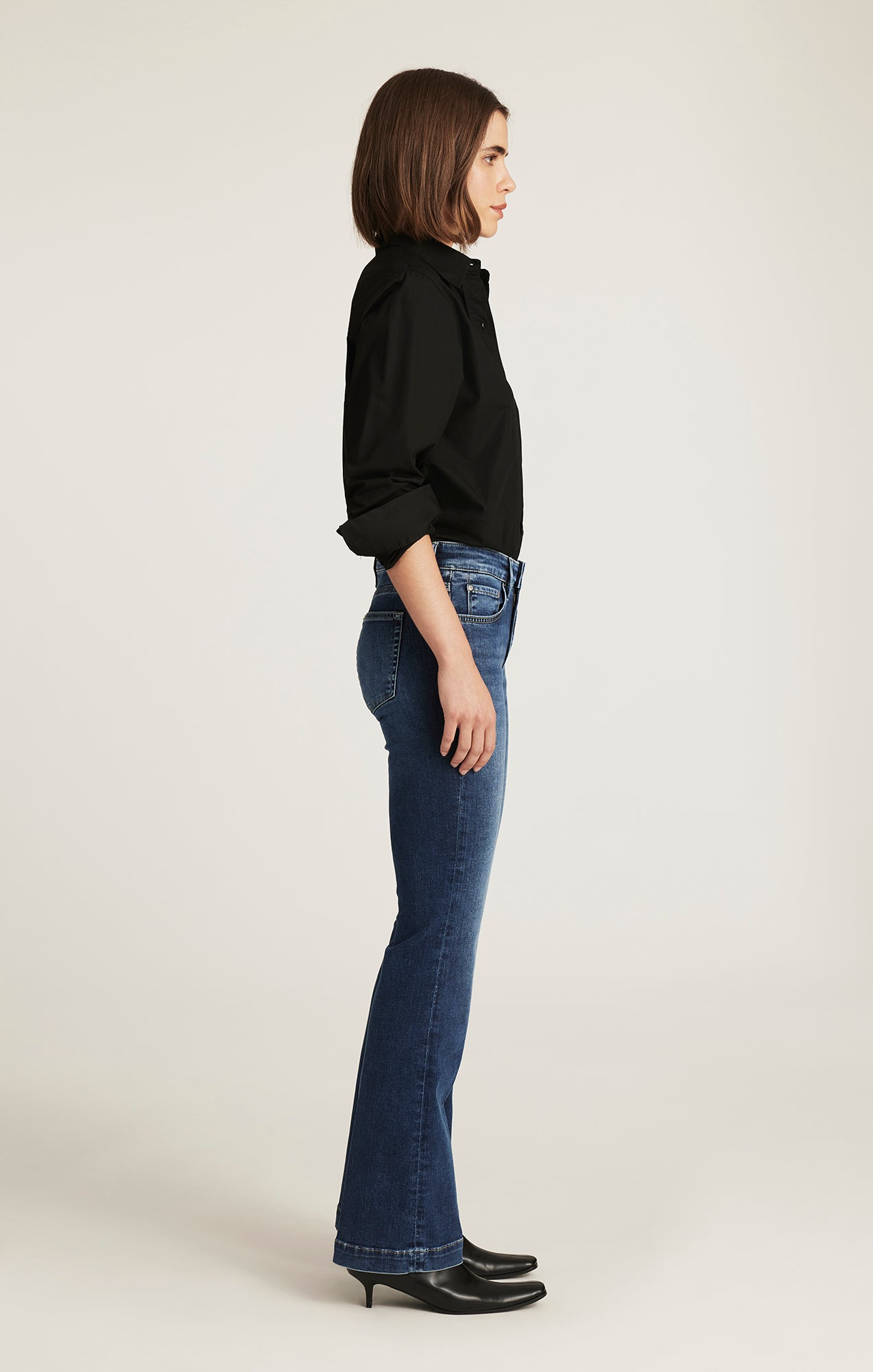 VICKY BOOTCUT IN DARK BRUSHED FEATHER LUXE - Mavi Jeans