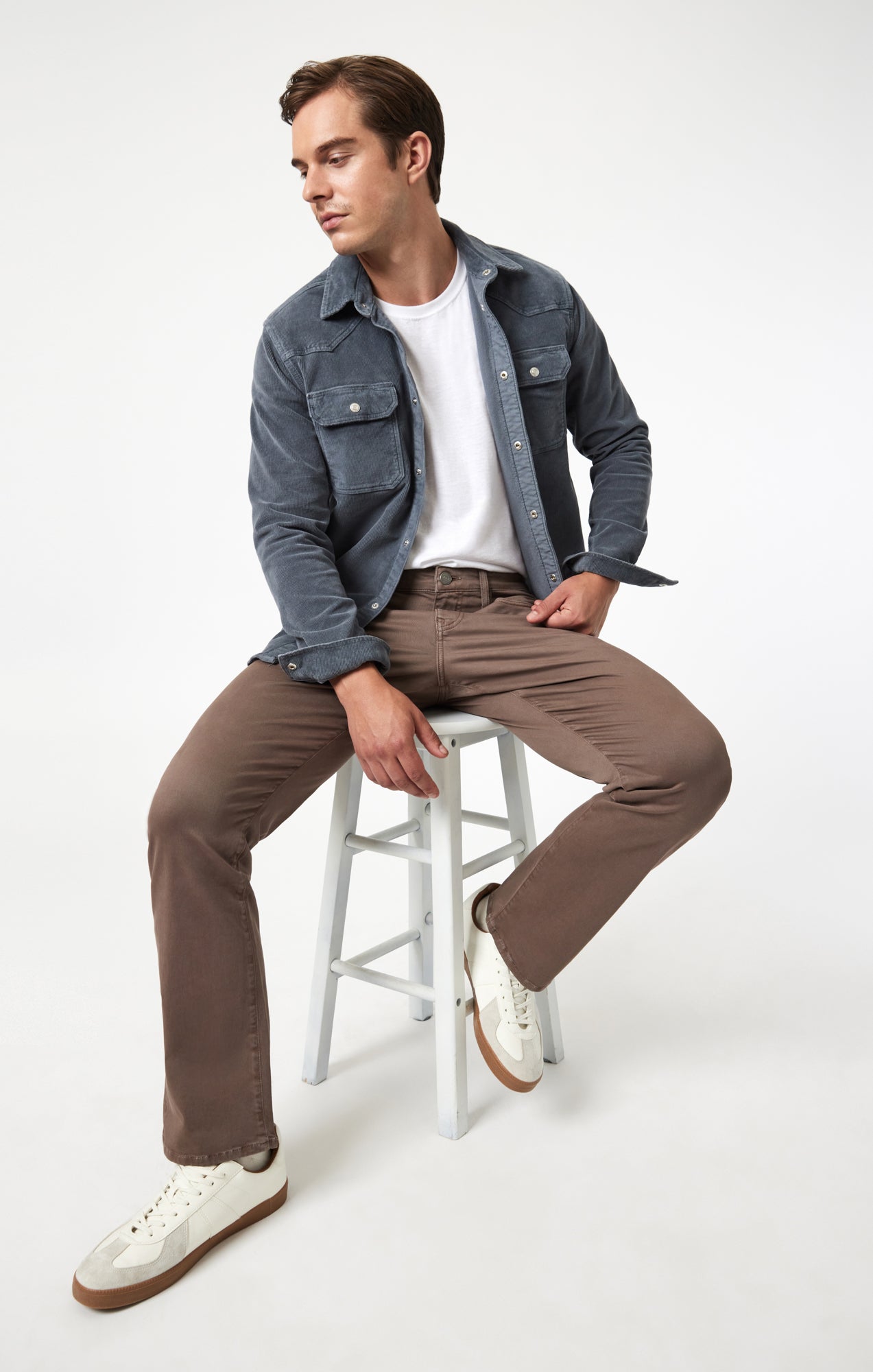 MATT RELAXED STRAIGHT LEG IN BROWN CASUAL TWILL - Mavi Jeans