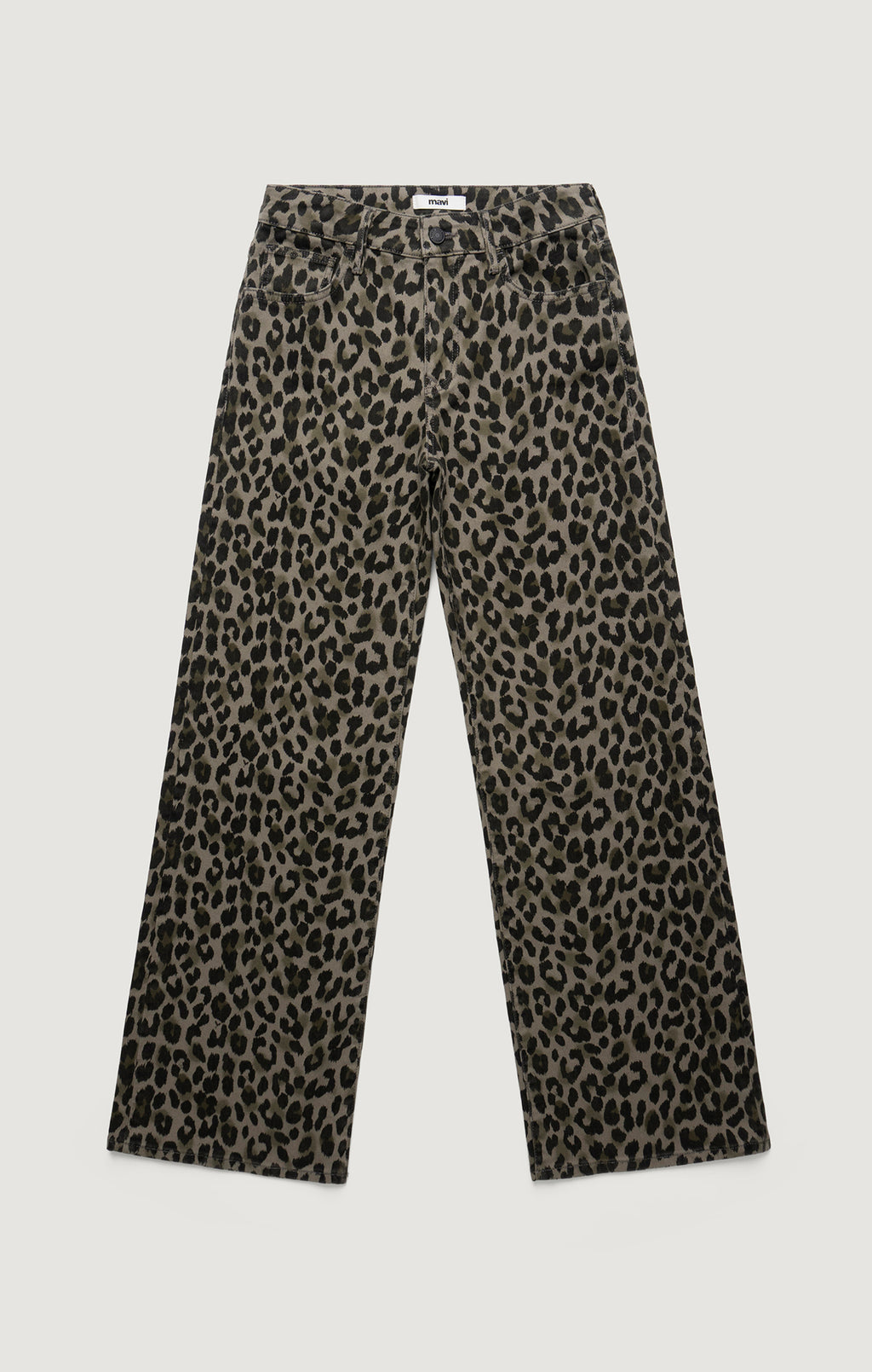 SABRINA WIDE LEG IN GREEN LEO DENIM - Mavi Jeans