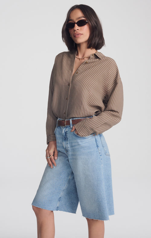 AKIRA BERMUDA SHORTS IN LIGHT BLUE 90'S - Mavi Jeans