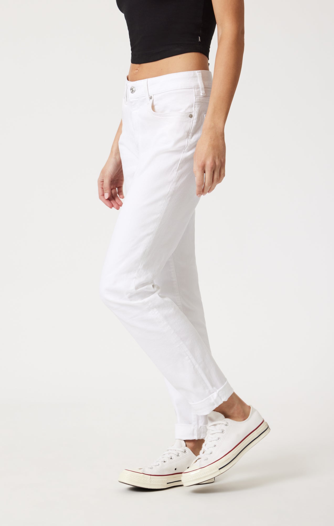 KATHLEEN SLIM BOYFRIEND IN WHITE FEATHER BLUE - Mavi Jeans