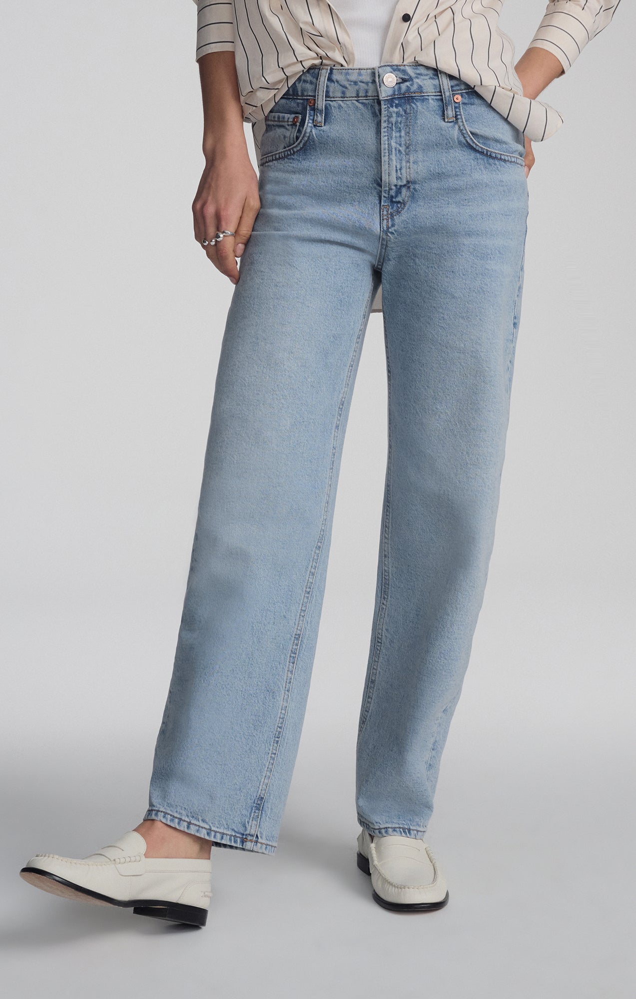 NICA BARREL IN LIGHT BRUSHED CLASSIC BLUE - Mavi Jeans