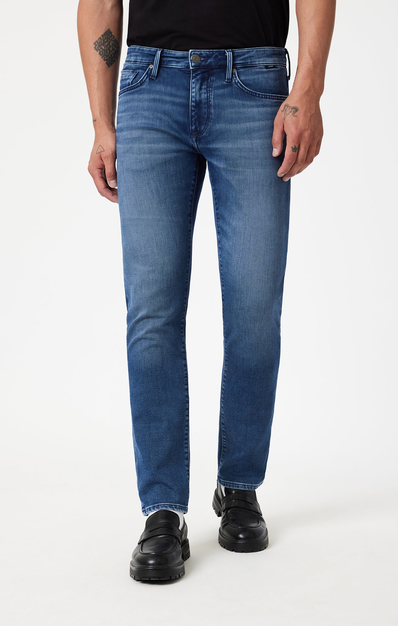 ZACH STRAIGHT LEG IN MID TONAL ATHLETIC - Mavi Jeans