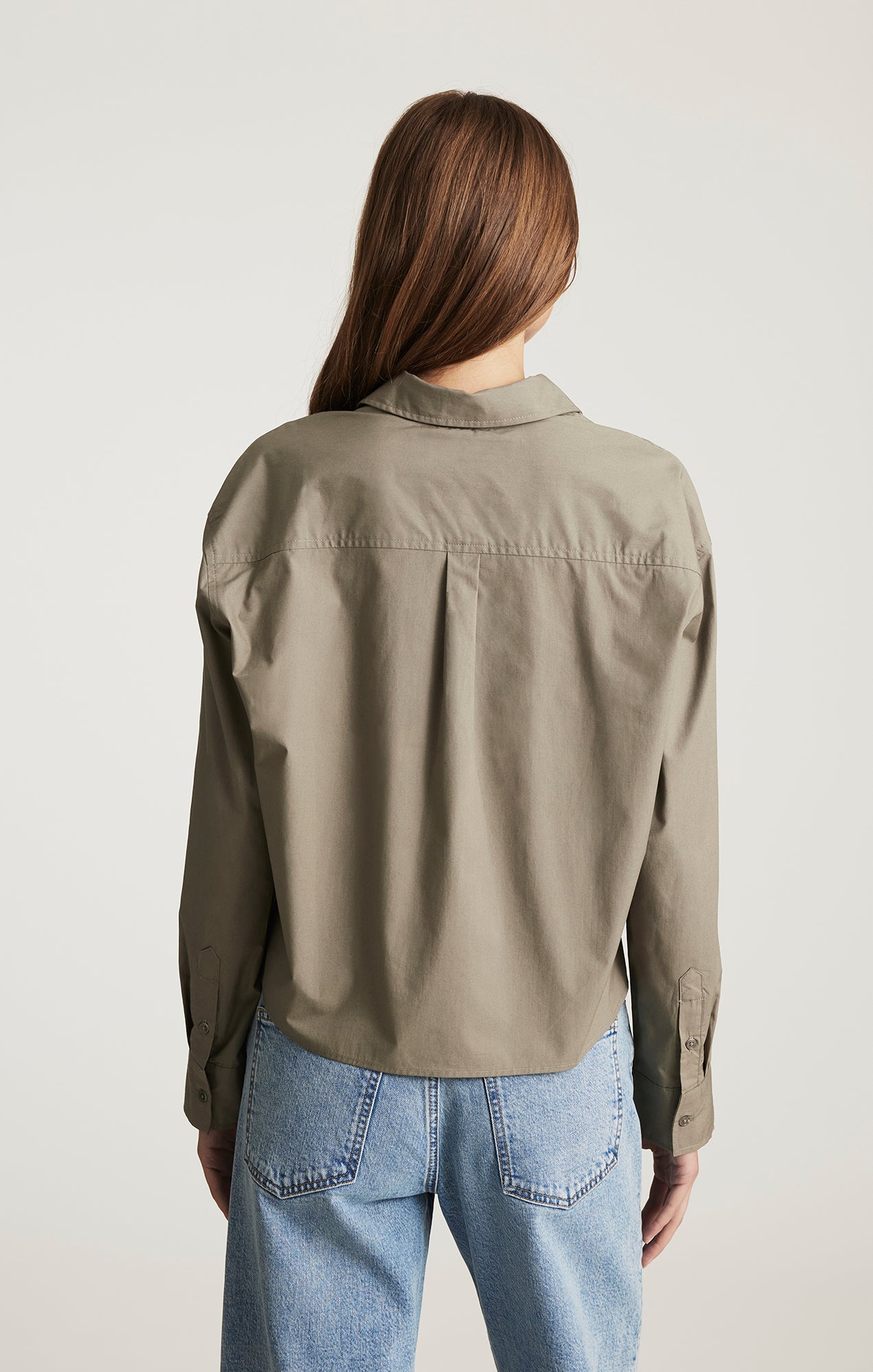 ONE POCKET BUTTON-UP SHIRT IN KHAKI