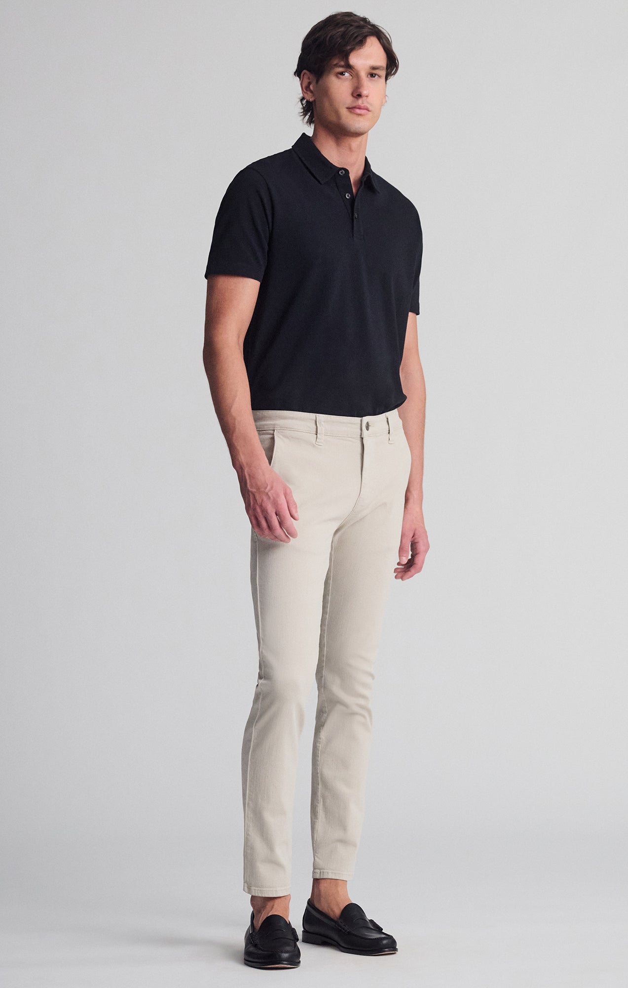 MILTON SLIM STRAIGHT CHINO IN VANILLA LUXE TWILL - Mavi Jeans