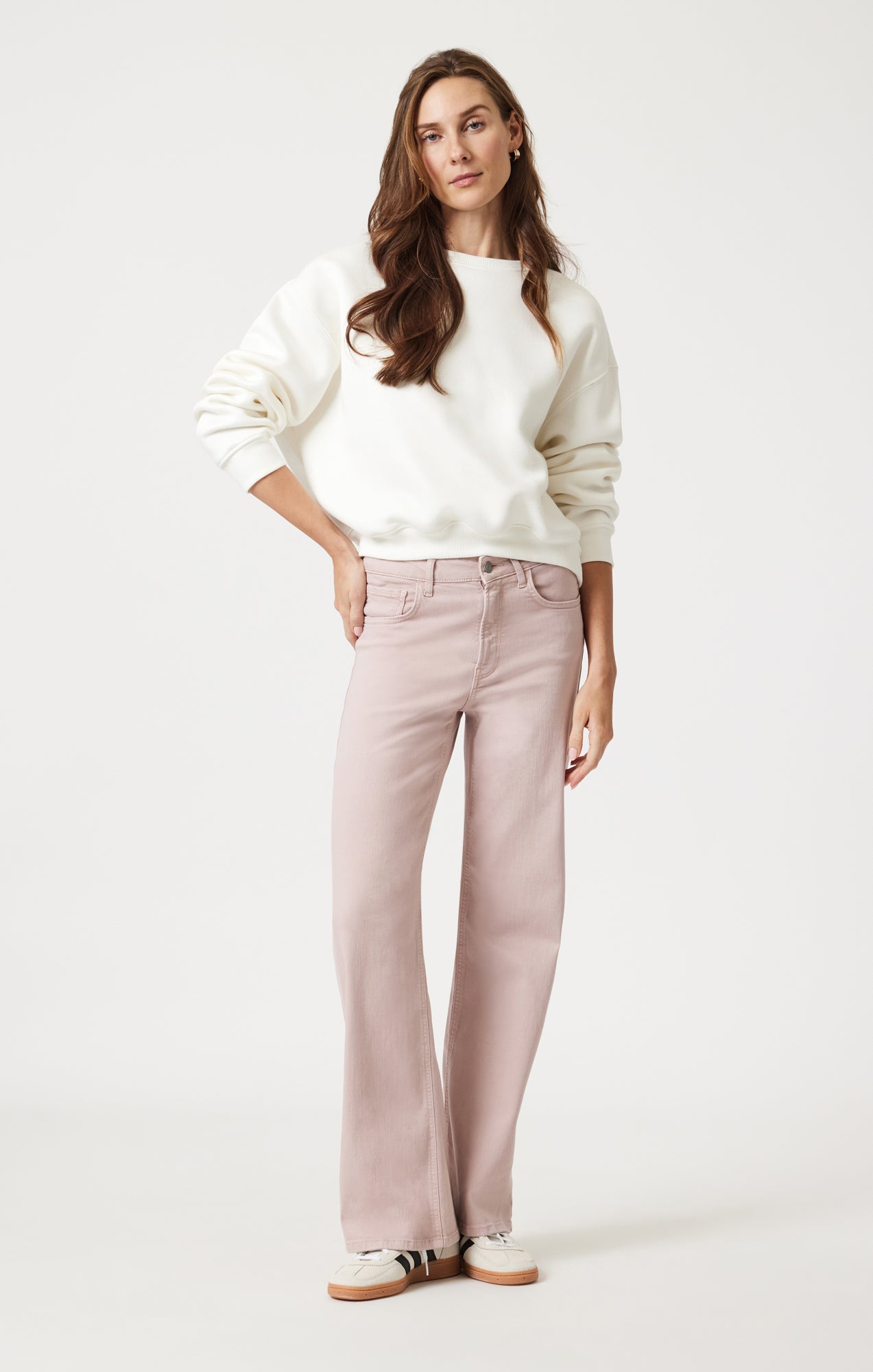 ALENA WIDE LEG IN WOODROSE FLEX BLUE - Mavi Jeans