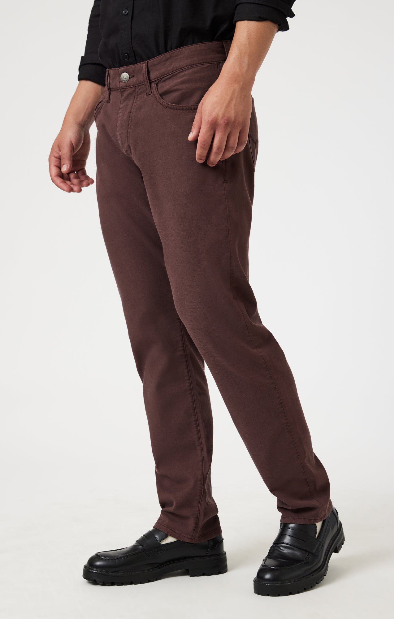 MARCUS SLIM STRAIGHT LEG IN CURRANT LUXE TWILL - Mavi Jeans
