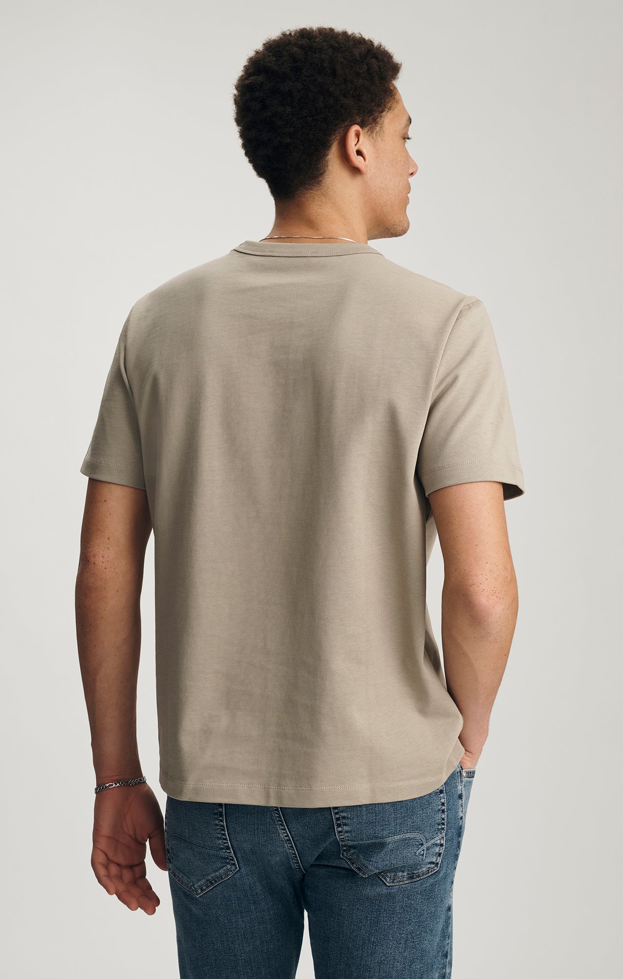 HERITAGE CREW NECK T-SHIRT IN SENECA ROCK - Mavi Jeans