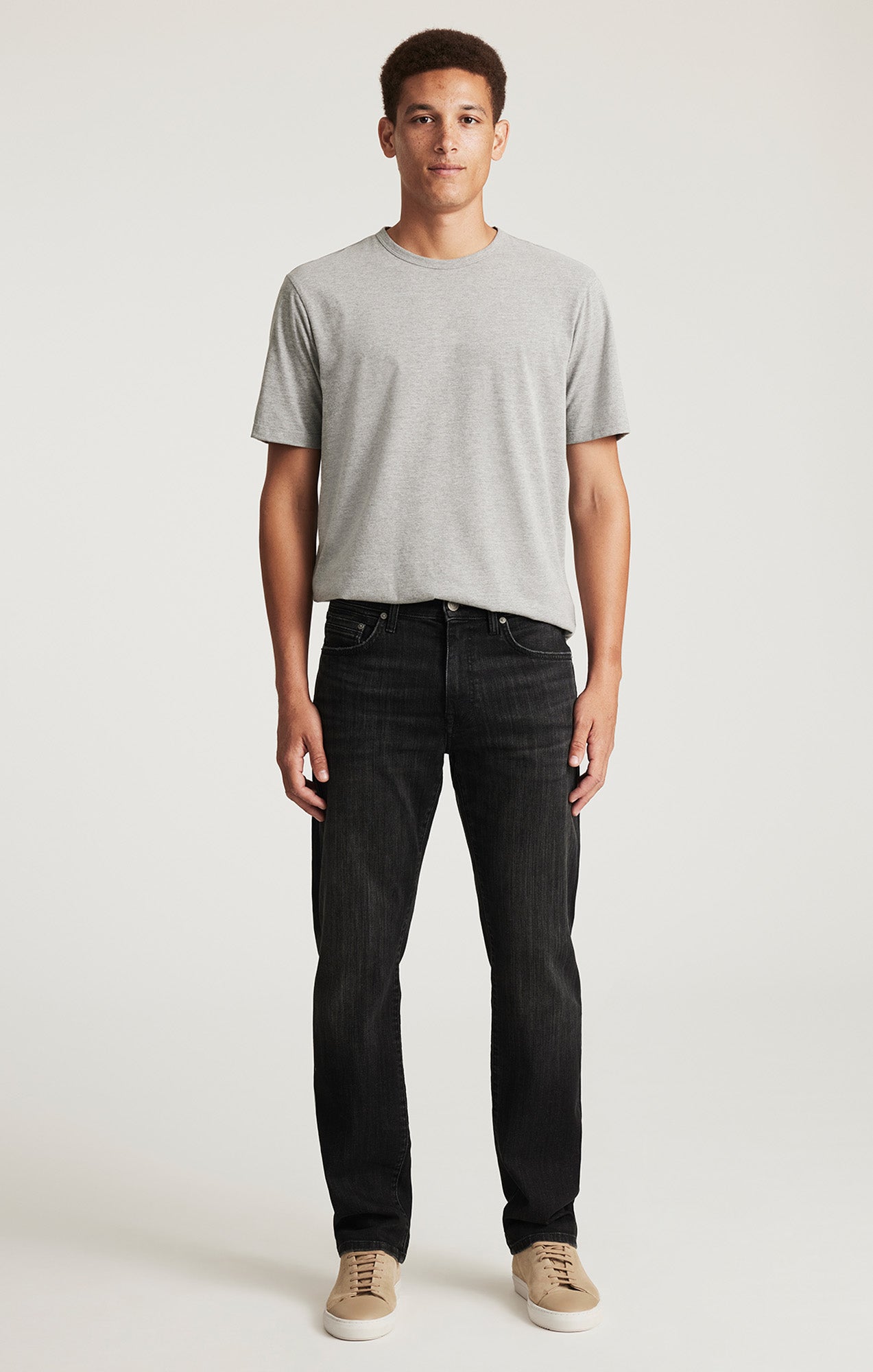 ZACH STRAIGHT LEG IN SMOKE WILLIAMSBURG - Mavi Jeans