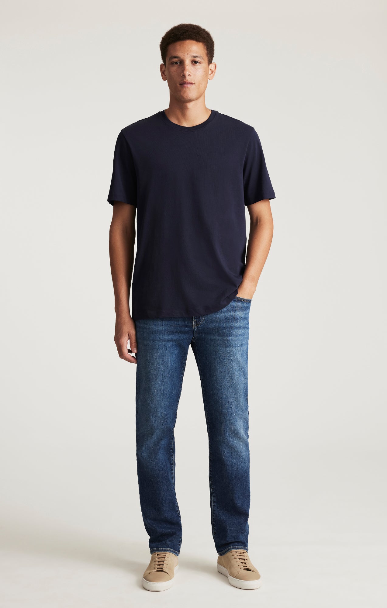 ZACH STRAIGHT LEG IN DEEP BRUSHED CLASSIC VINTAGE - Mavi Jeans