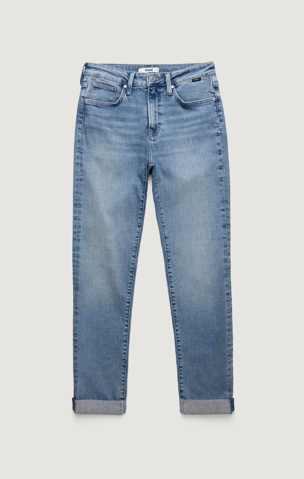 KATHLEEN SLIM BOYFRIEND IN LIGHT BRUSHED FLEX BLUE - Mavi Jeans