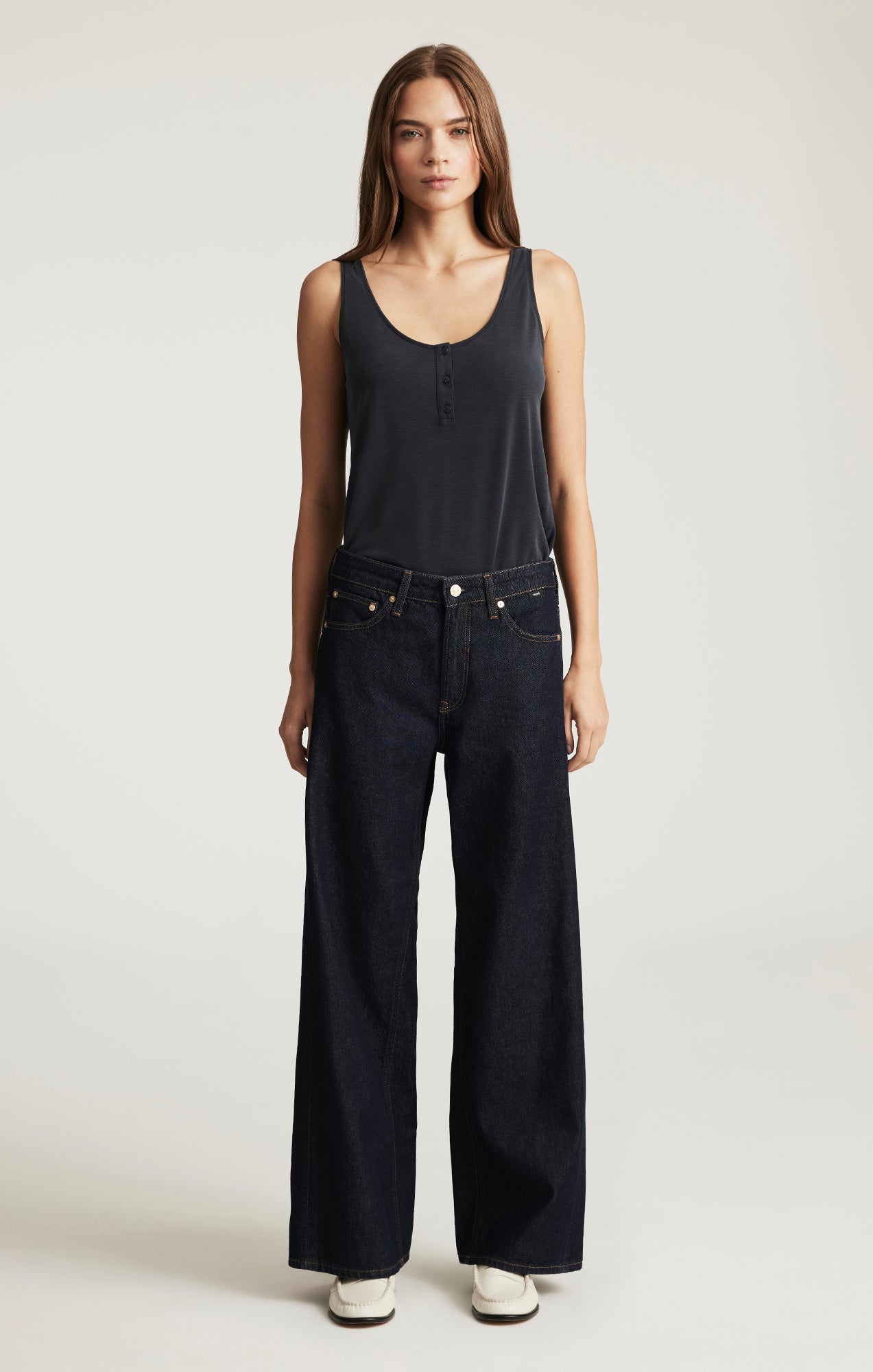 SIENA WIDE LEG IN RINSE CLASSIC DENIM - Mavi Jeans