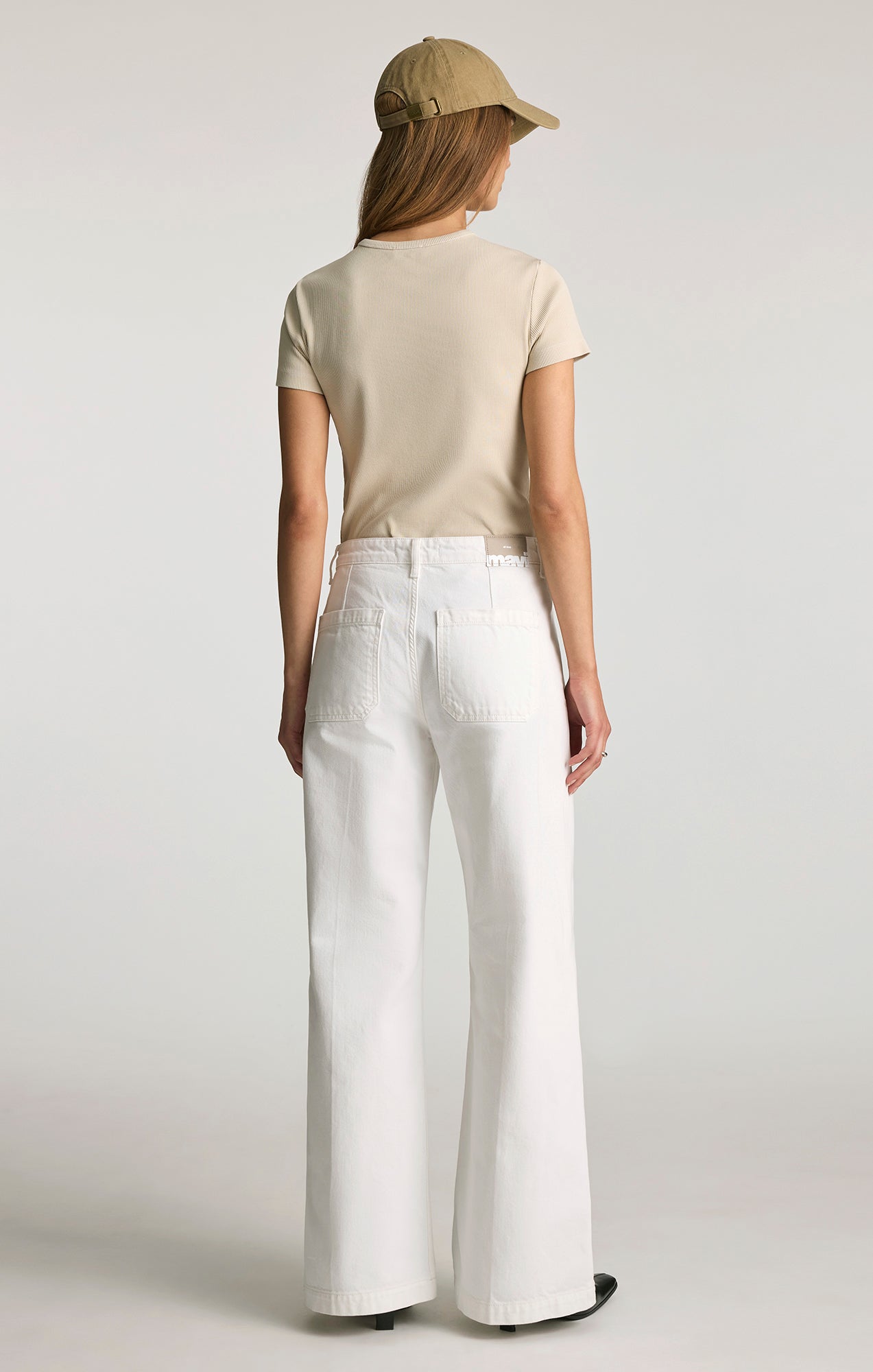 Mavi Women's Christine Wide Leg In White Classic Denim – Mavi Jeans