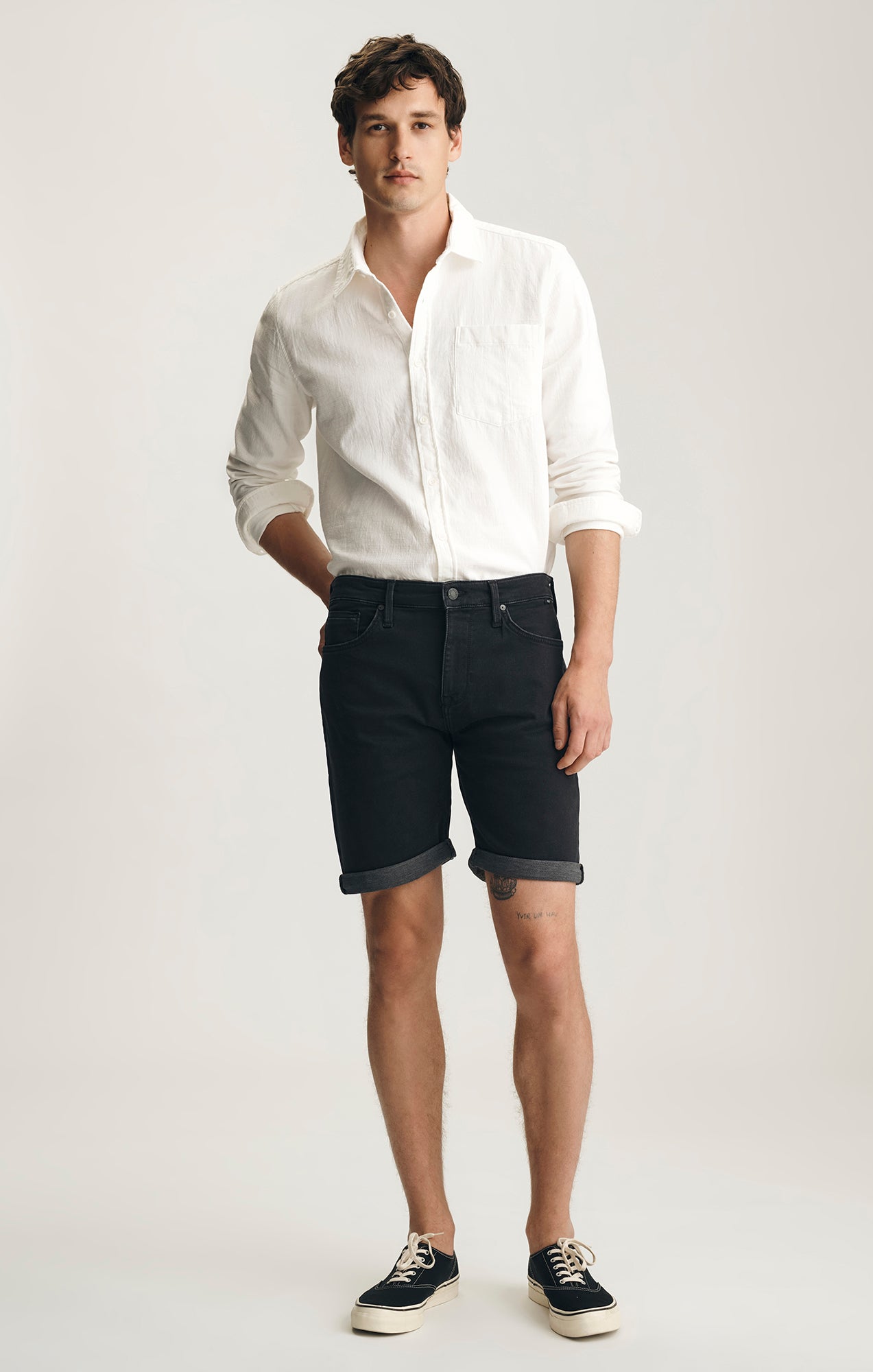 BRIAN SHORTS IN SMOKE EXPLORER - Mavi Jeans