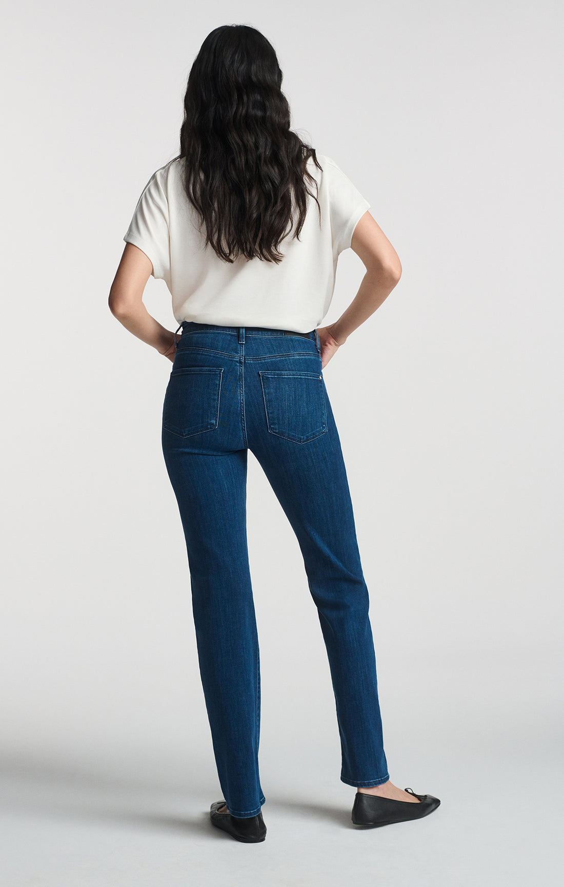 Kendra Cross Hollow Straight Jeans
