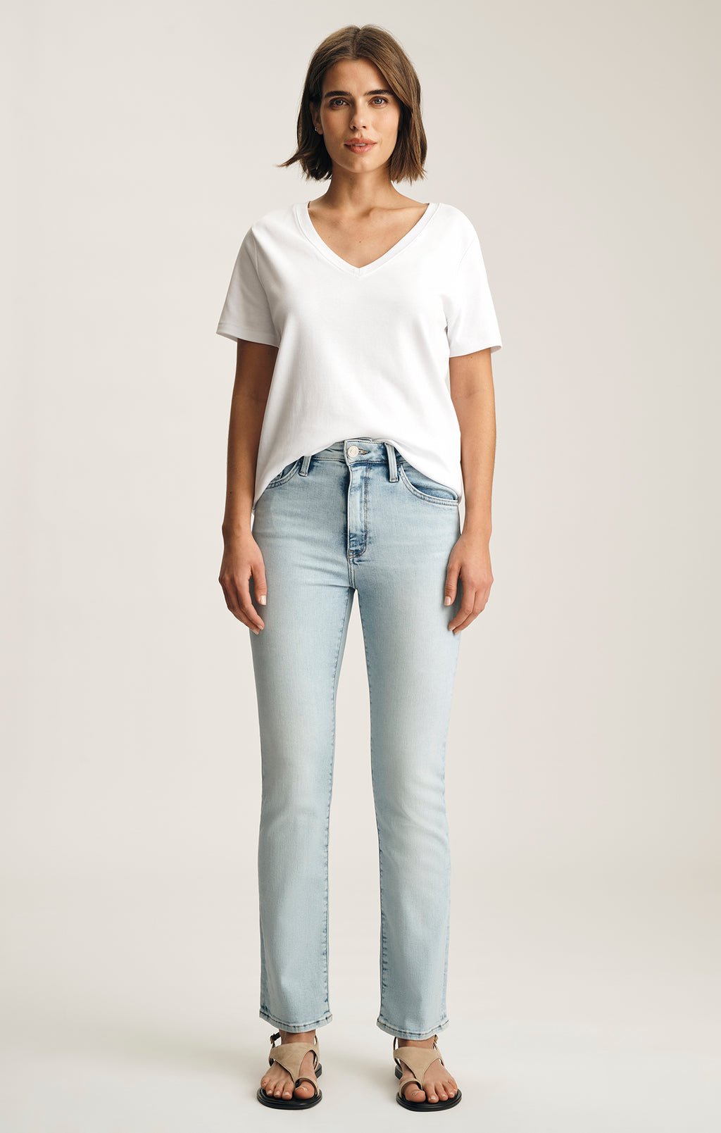KENDRA STRAIGHT LEG IN ICE BRUSHED TRIBECA - Mavi Jeans