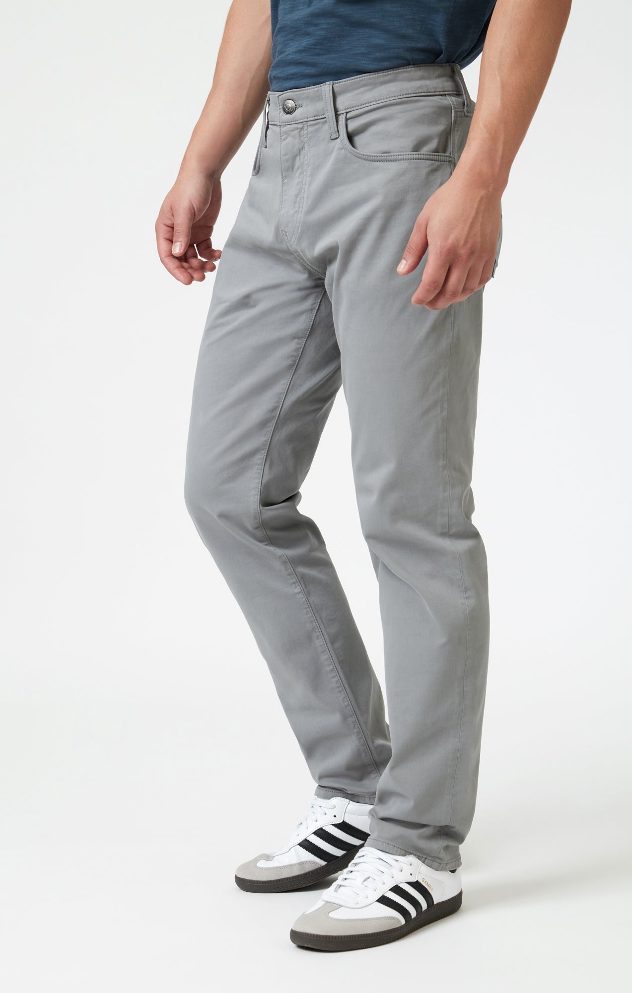 ZACH STRAIGHT LEG IN ULTIMATE GREY CASUAL TWILL - Mavi Jeans