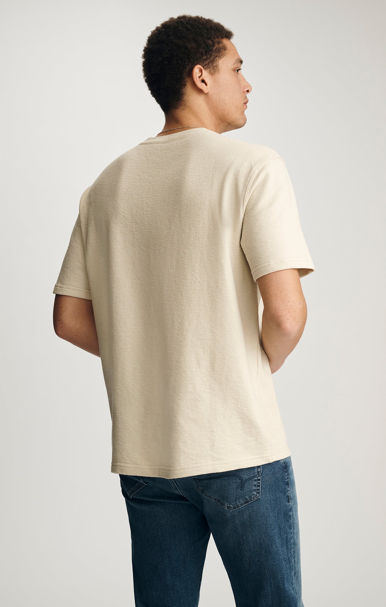 CREW NECK T-SHIRT IN OVERCAST - Mavi Jeans