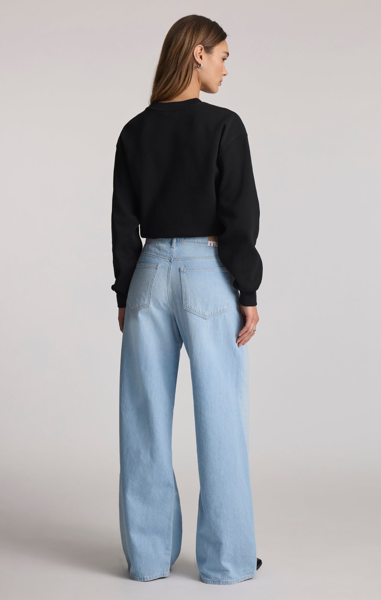 JOY WIDE LEG IN LIGHT LINEN DENIM - Mavi Jeans