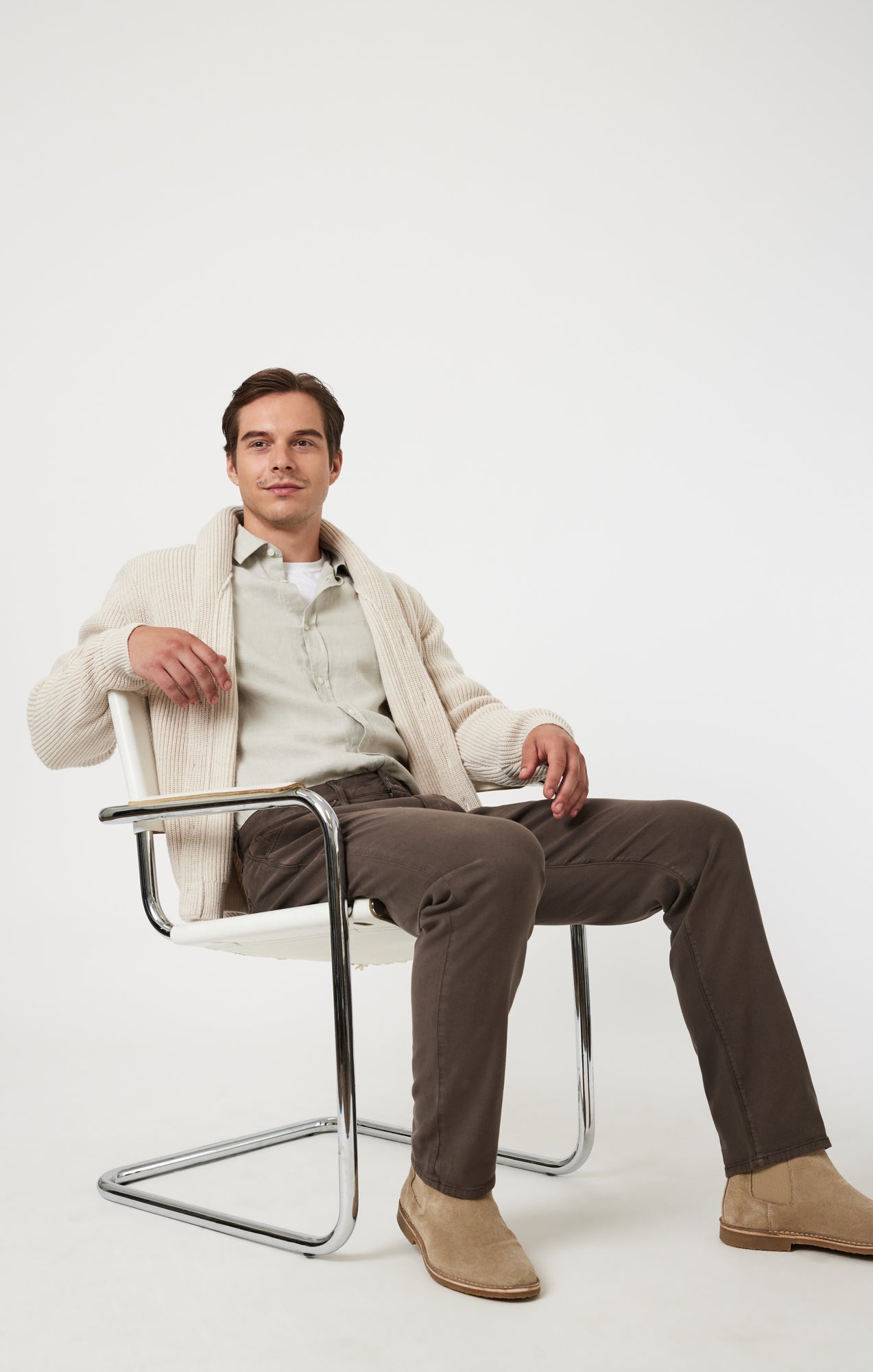 MARCUS SLIM STRAIGHT LEG IN OAK LUXE TWILL - Mavi Jeans