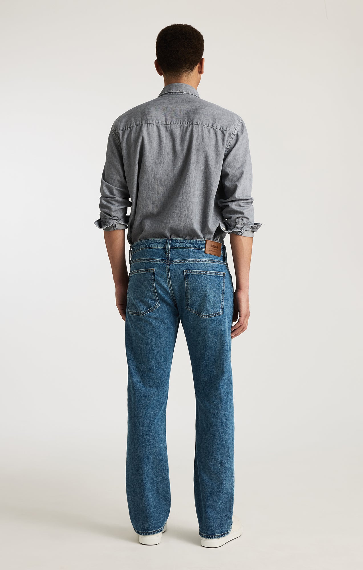 Mavi Men's Josh Bootcut In Dark Brushed Classic Denim – Mavi Jeans