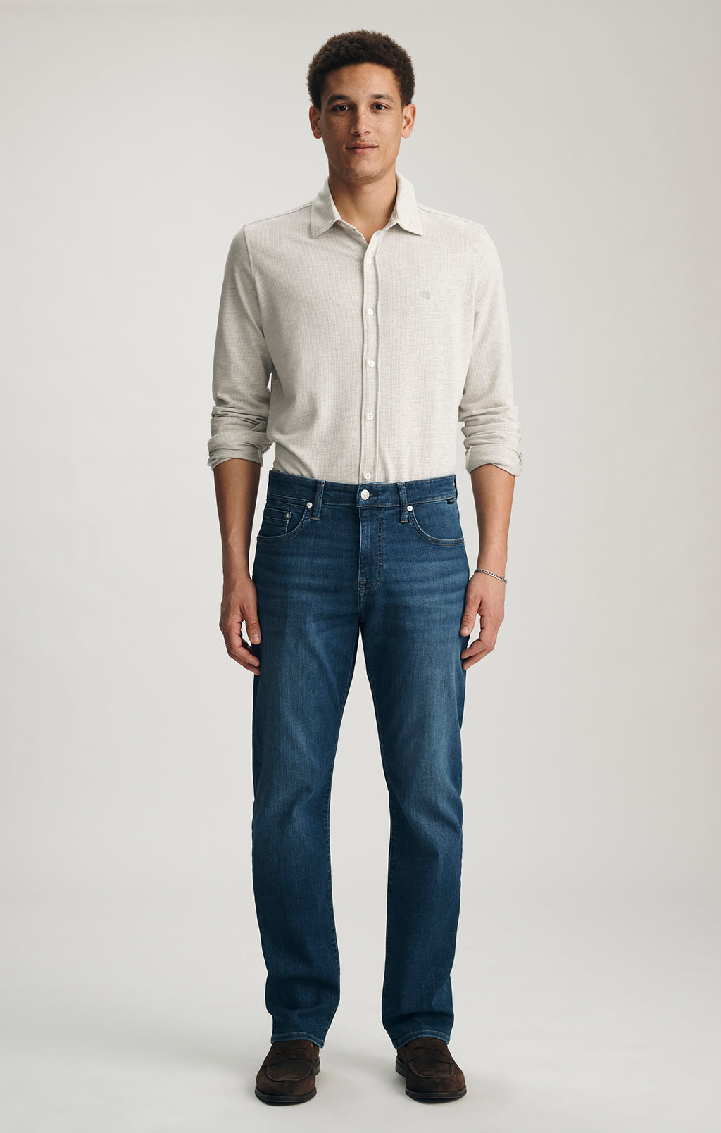 MATT RELAXED STRAIGHT LEG IN DARK BRUSHED ORGANIC VINTAGE - Mavi Jeans