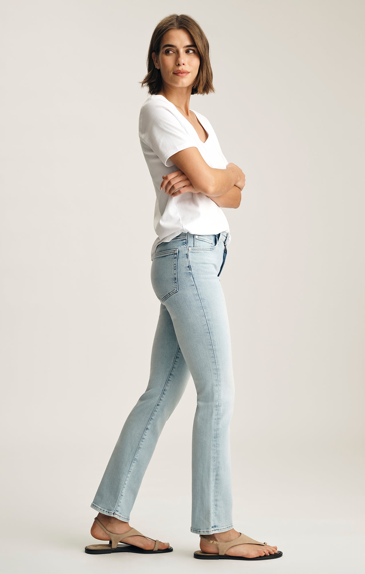 KENDRA STRAIGHT LEG IN ICE BRUSHED TRIBECA - Mavi Jeans