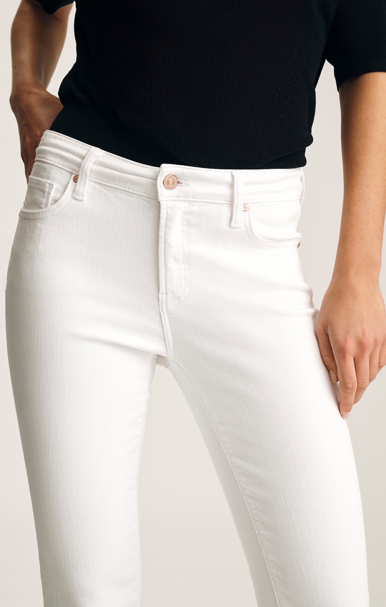 MOLLY BOOTCUT IN WHITE FLEX BLUE - Mavi Jeans