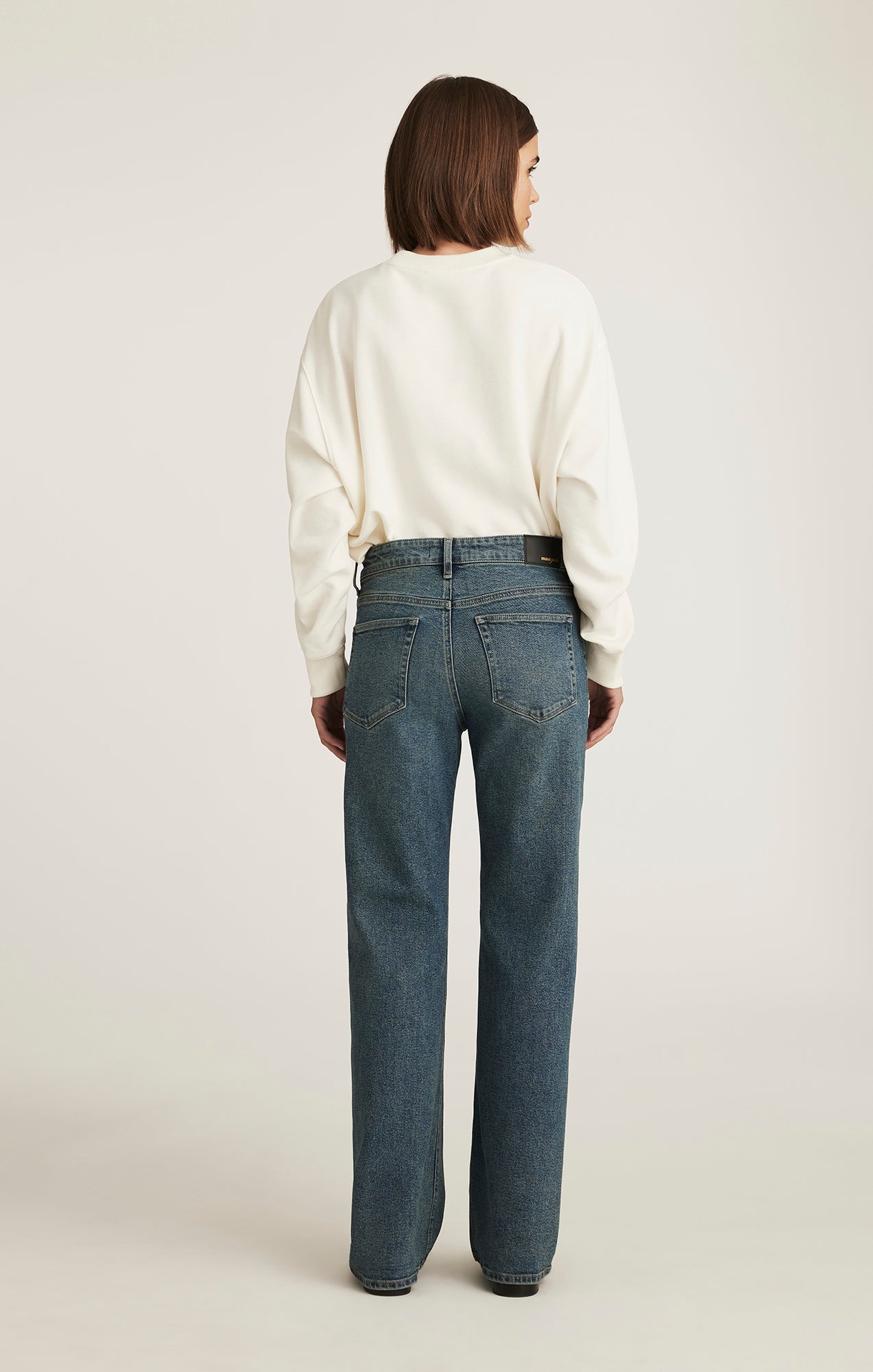 TAYLOR STRAIGHT LEG IN MID USED GOLD PREMIUM - Mavi Jeans