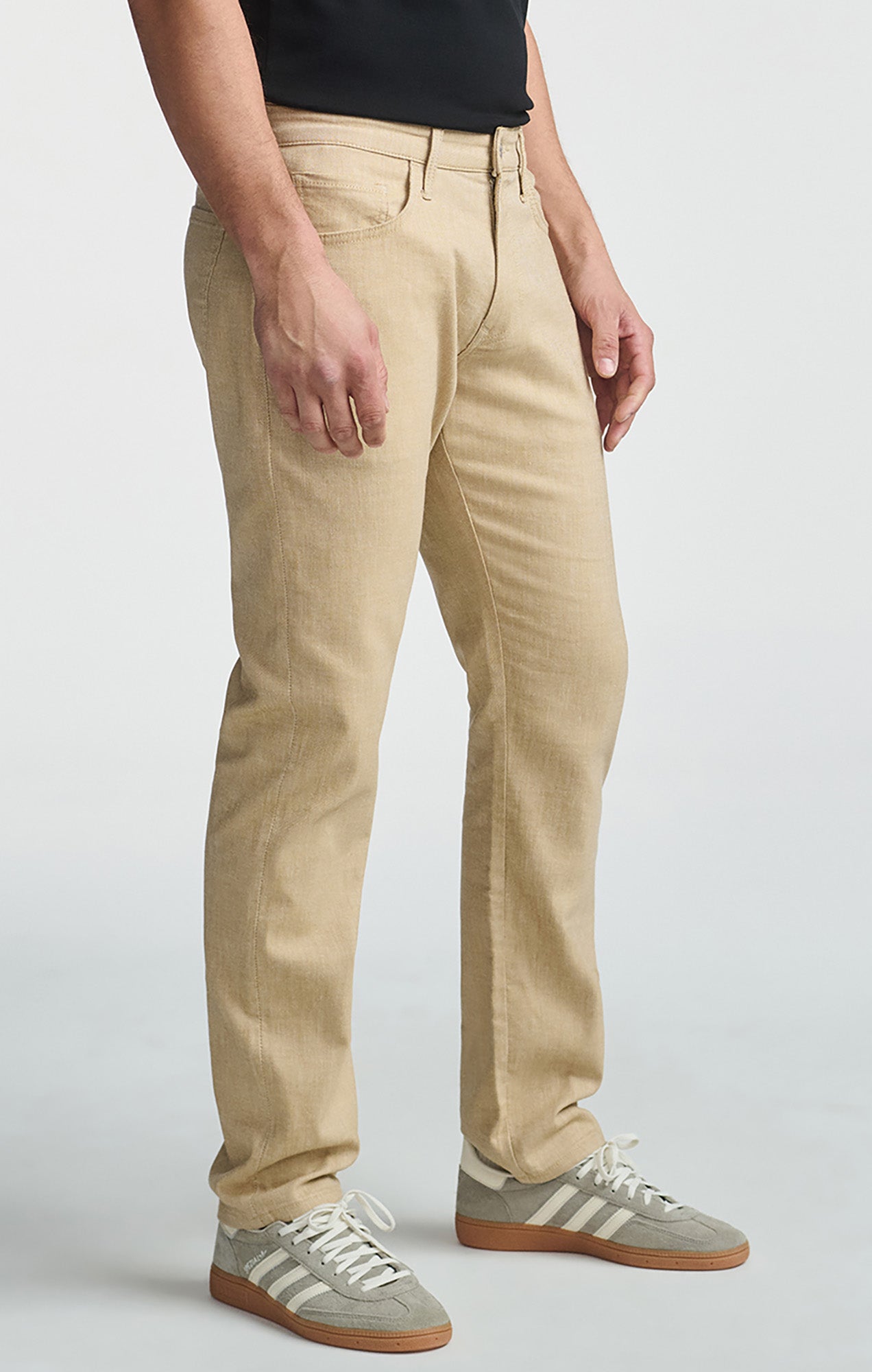 MARCUS SLIM STRAIGHT LEG IN BEIGE LINEN - Mavi Jeans