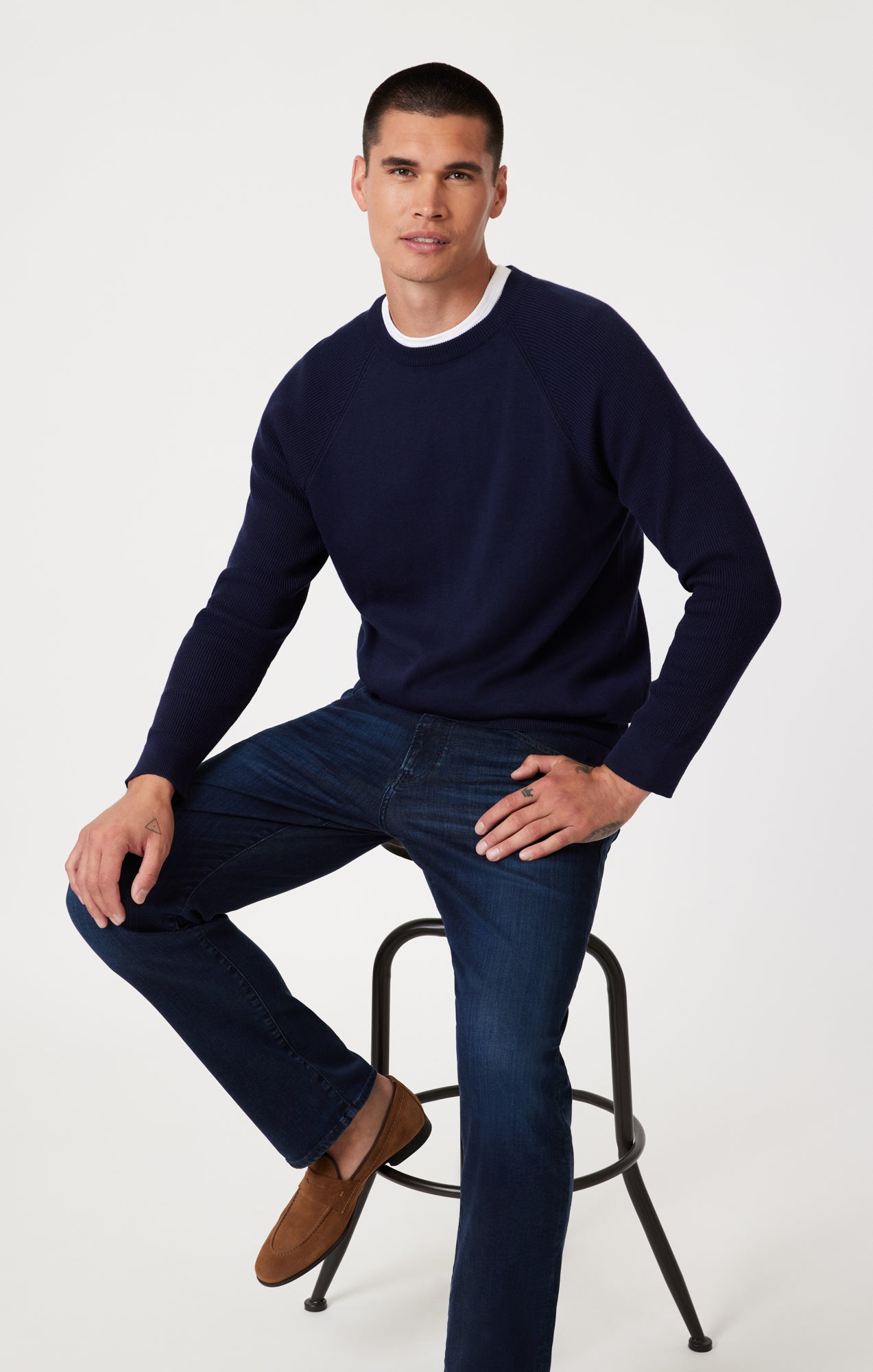 MATT RELAXED STRAIGHT LEG IN DEEP INDIGO SUPERMOVE - Mavi Jeans
