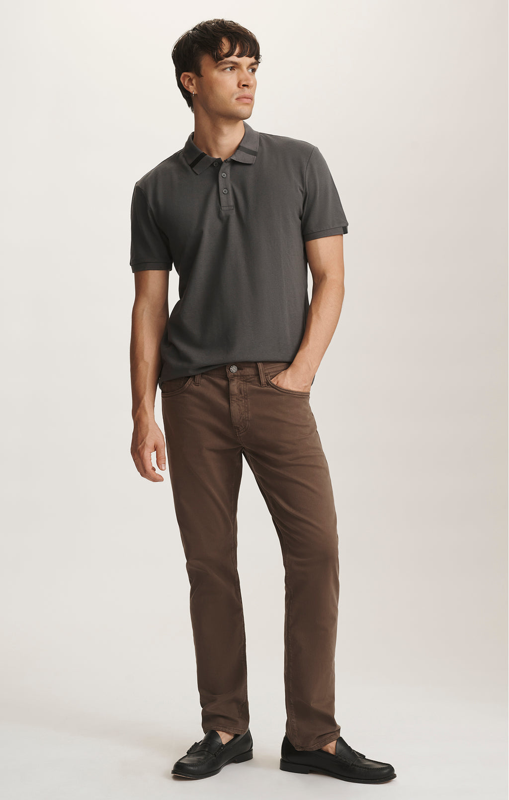 JAKE SLIM LEG IN SEAL TWILL - Mavi Jeans