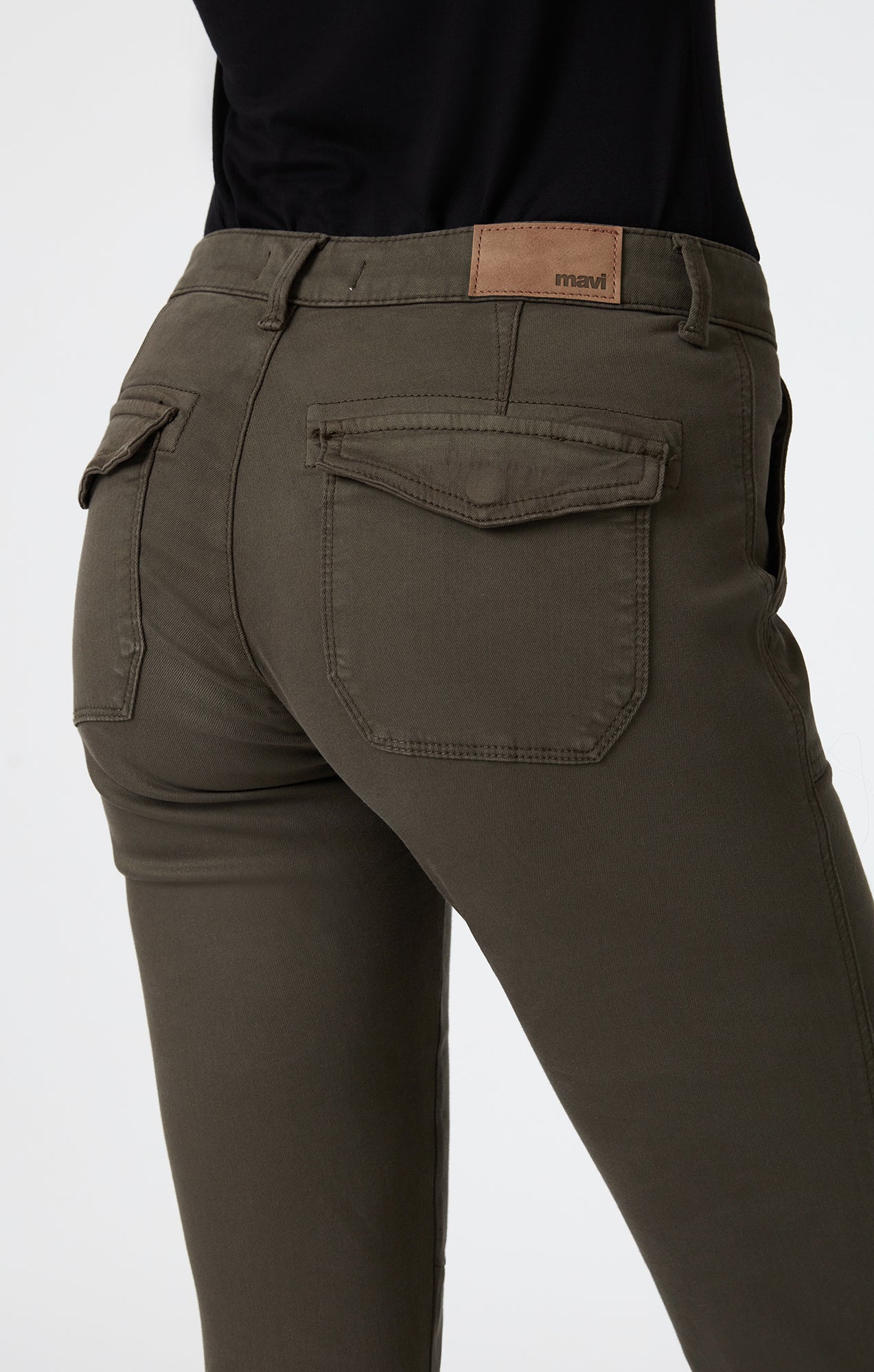 Mavi Women's Ivy Slim Cargo In Oak Twill