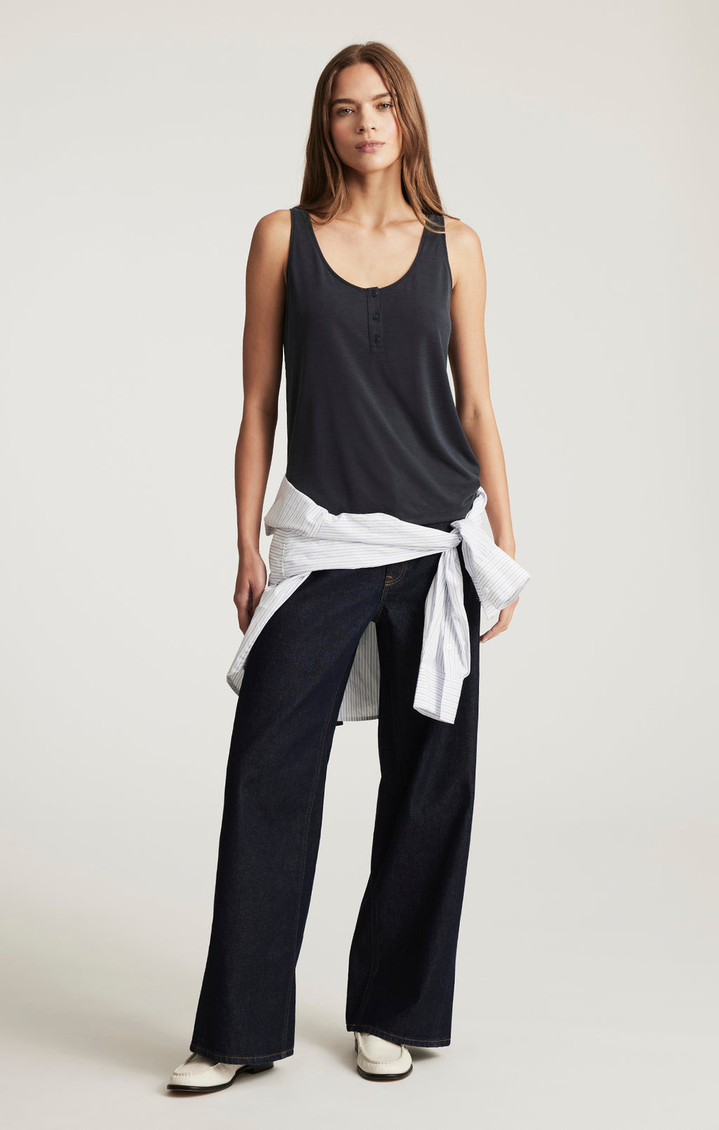 SIENA WIDE LEG IN RINSE CLASSIC DENIM - Mavi Jeans
