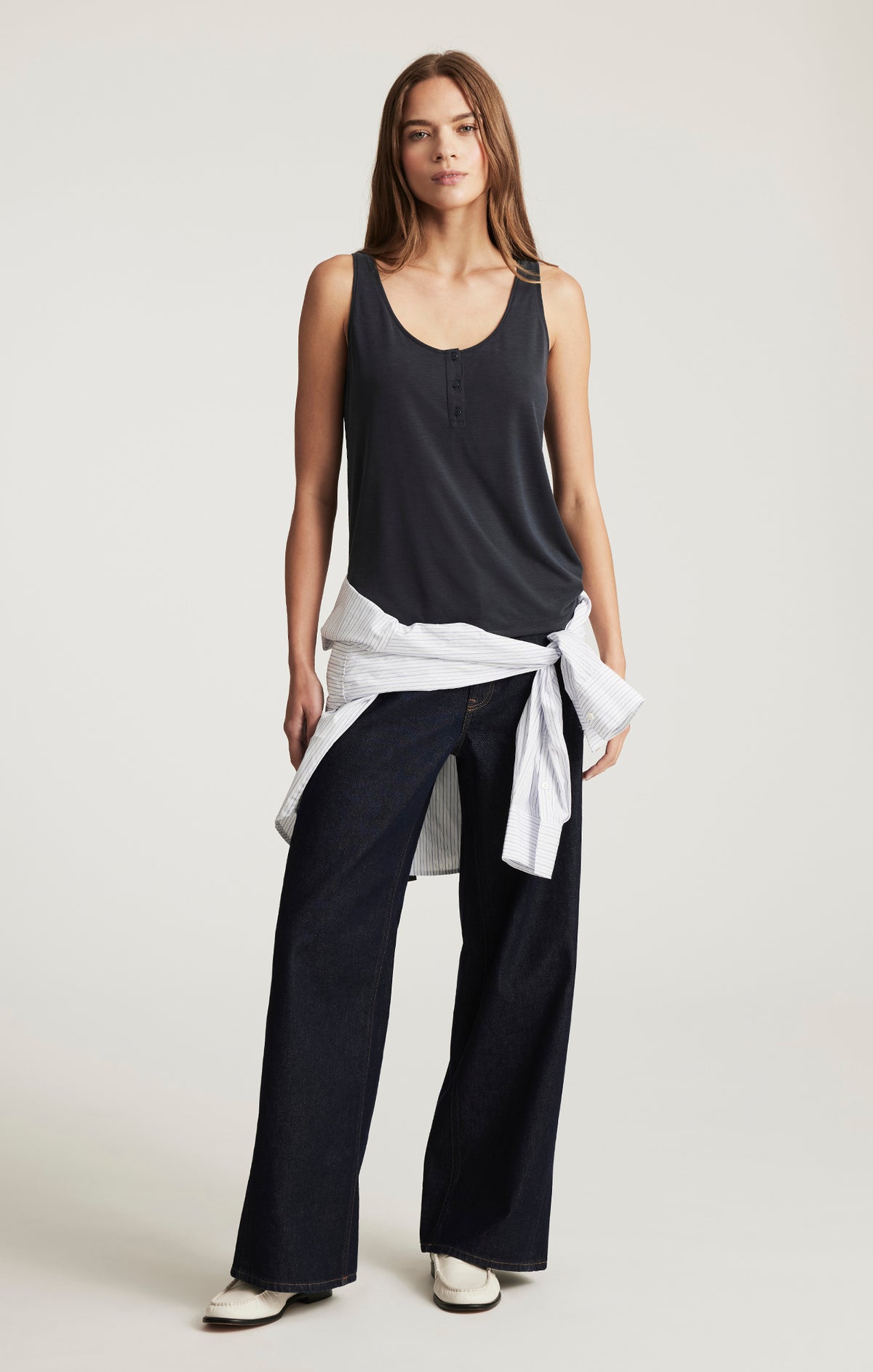 SIENA WIDE LEG IN RINSE CLASSIC DENIM - Mavi Jeans