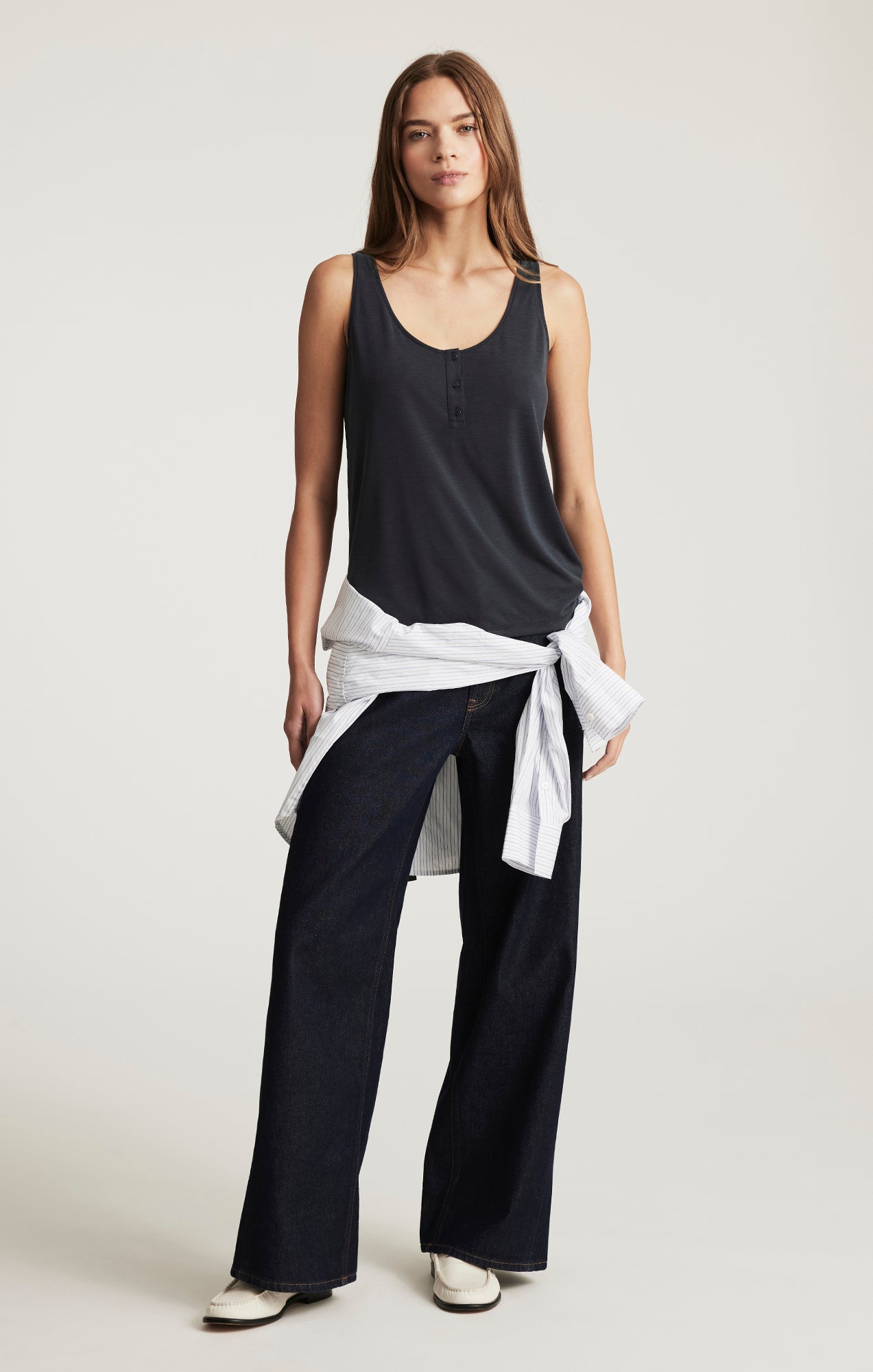 SIENA WIDE LEG IN RINSE CLASSIC DENIM - Mavi Jeans