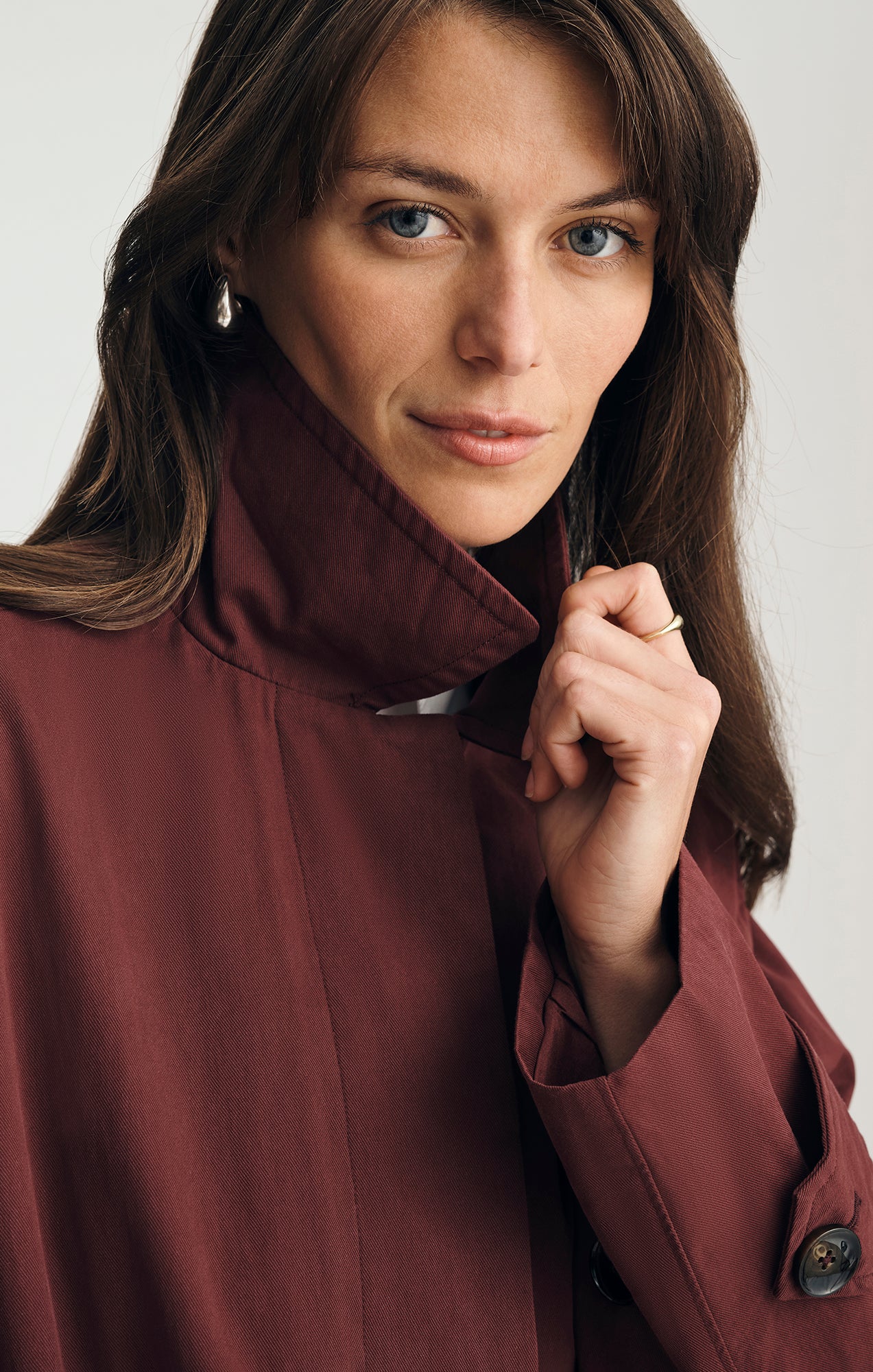 OVERSIZED TRENCH COAT IN PORT ROYALE - Mavi Jeans
