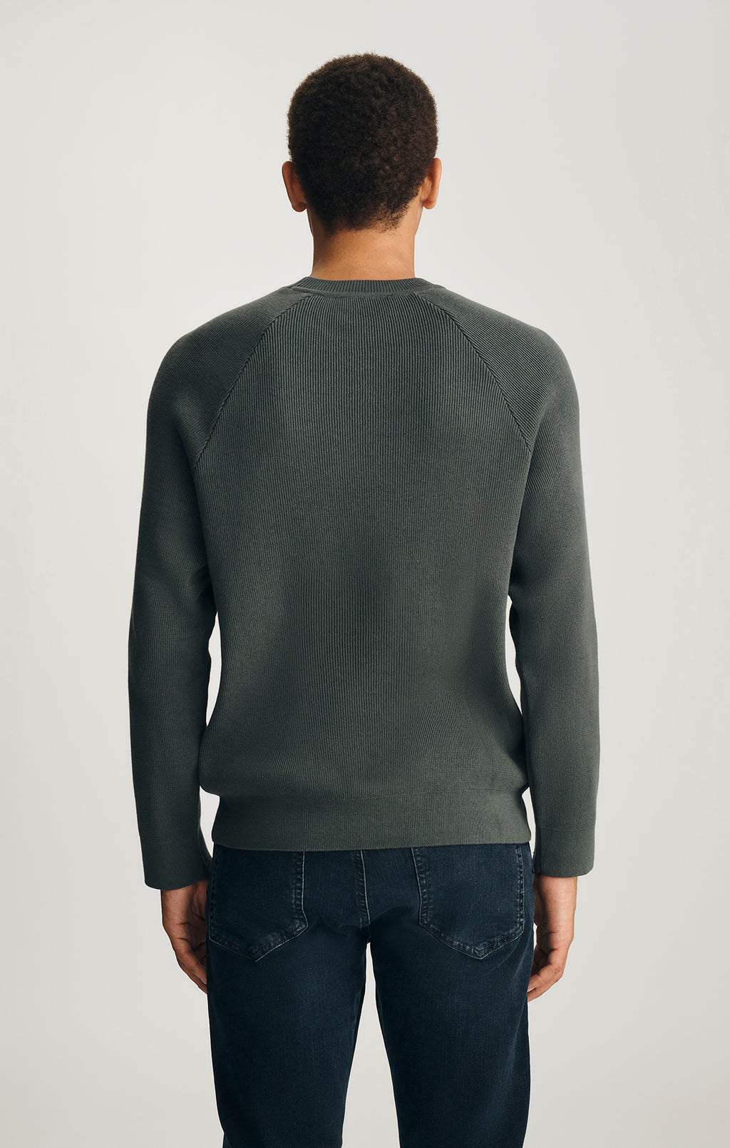 CREW NECK SWEATER IN URBAN CHIC